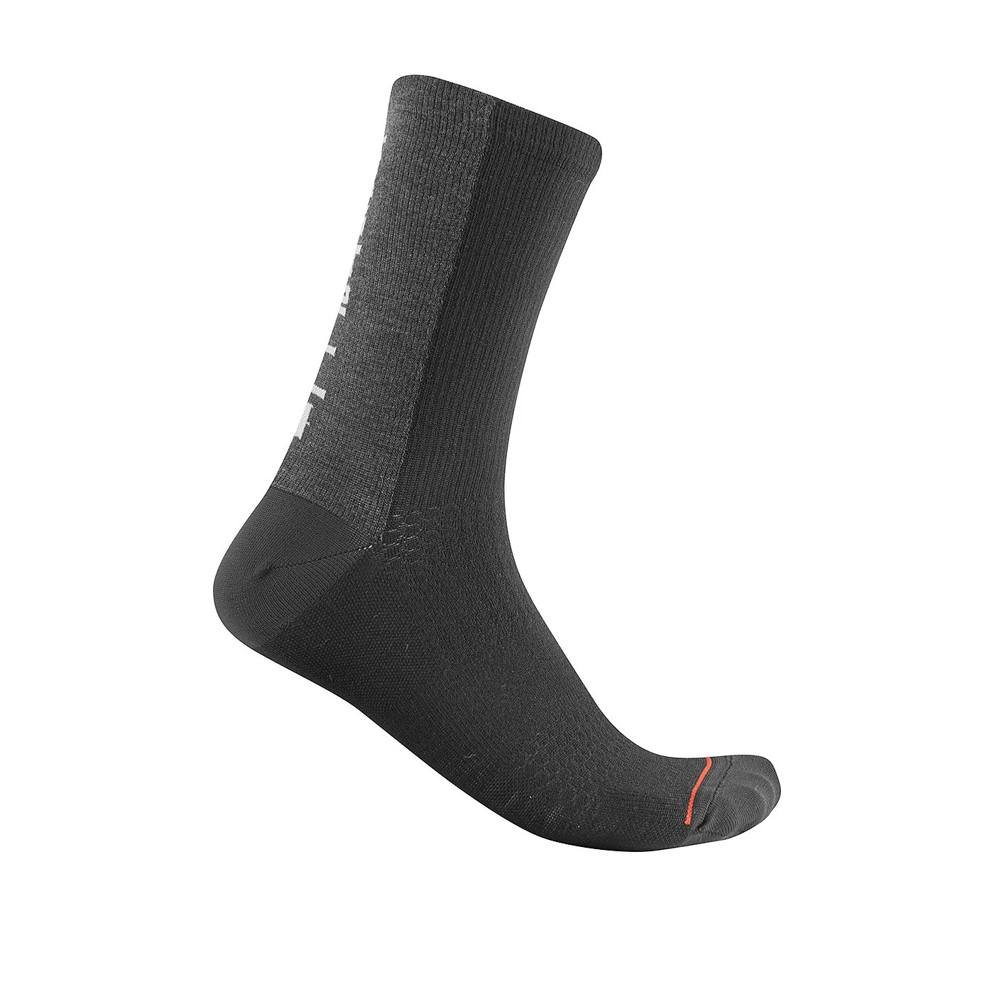 1. Sosete Castelli Bandito Wool 18 Negre S M 36-39 36-39, Negru