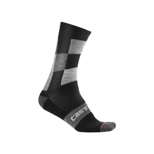 1. Sosete Castelli Diverso 2 18, Negru, S M, 35-39 35-39, Negru