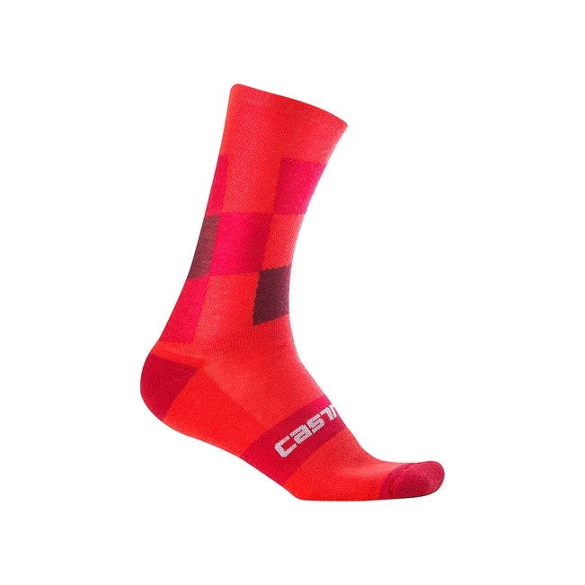 Sosete Castelli Diverso 2 18,Rosu S M, 35-39 35-39, Rosu - 101123