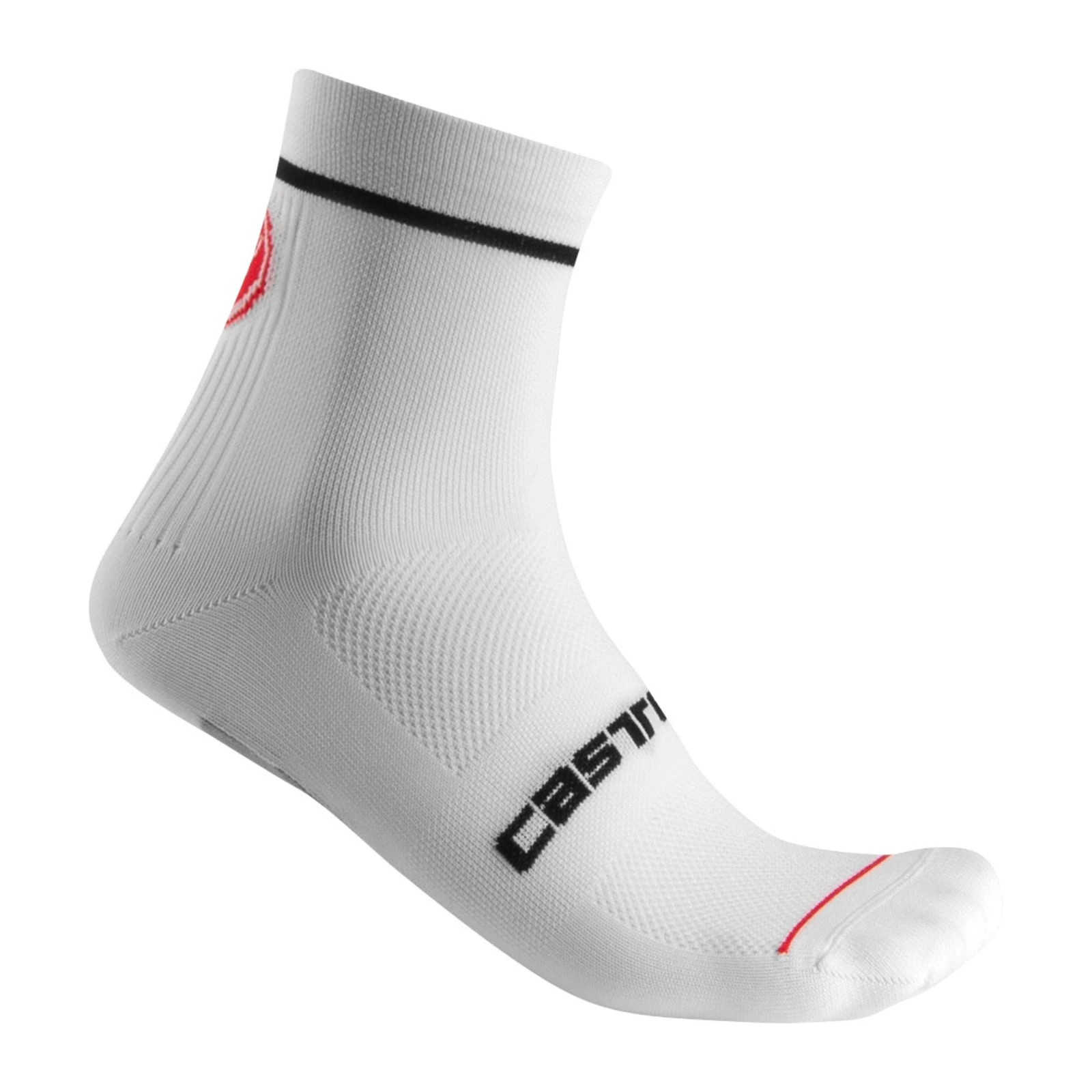 1. Sosete Castelli Entrata 9, unisex, alb, XXL, 44-47 Alb, 44-47