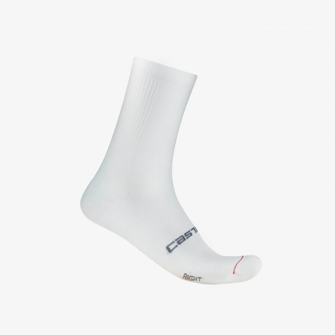 Sosete Castelli Espresso 18, unisex, alb, L XL, 40-43 Alb, 40-43 - 111188