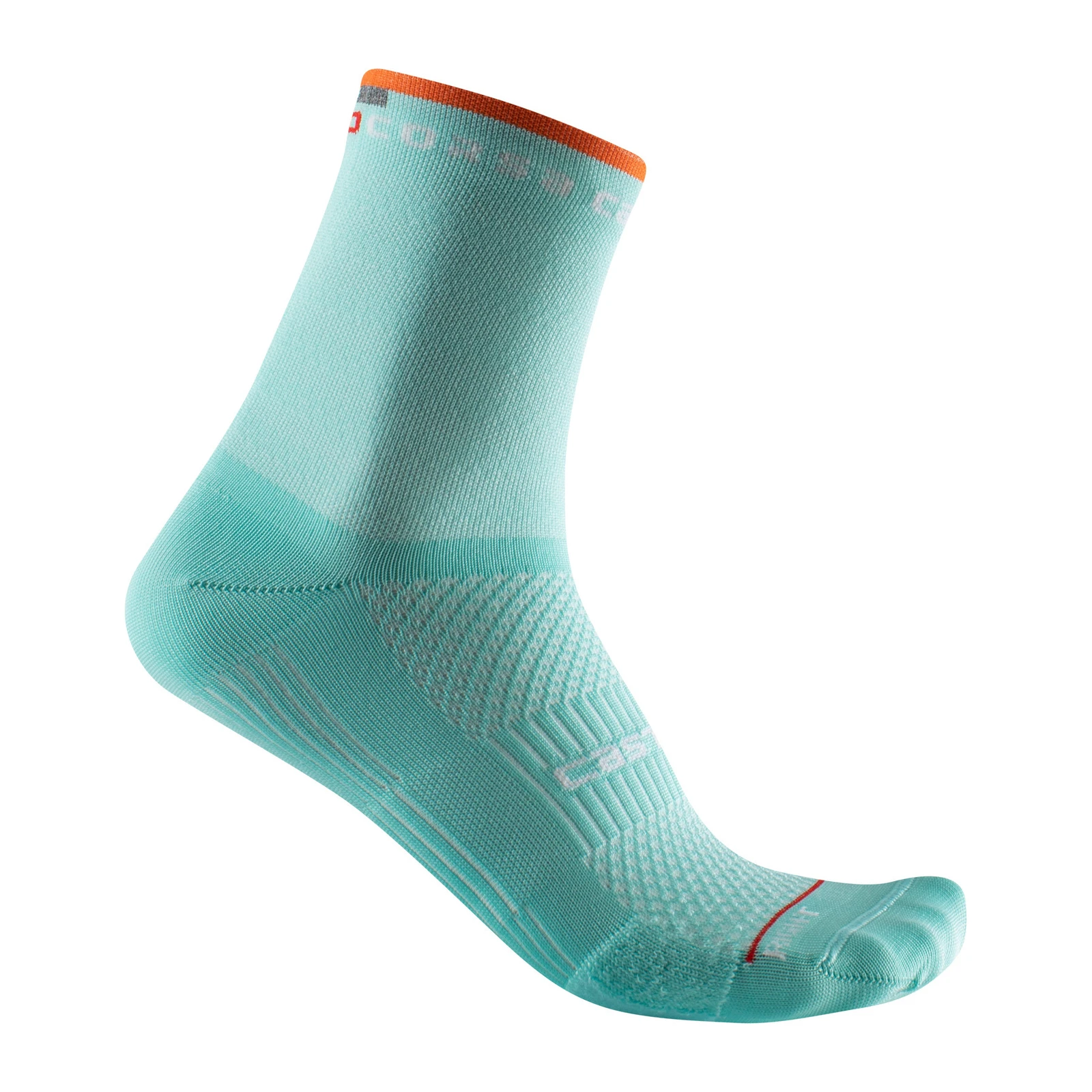Sosete Castelli Rosso Corsa W11, de dama, Turcoaz, 39-41 39-41, Turcoaz - 106548