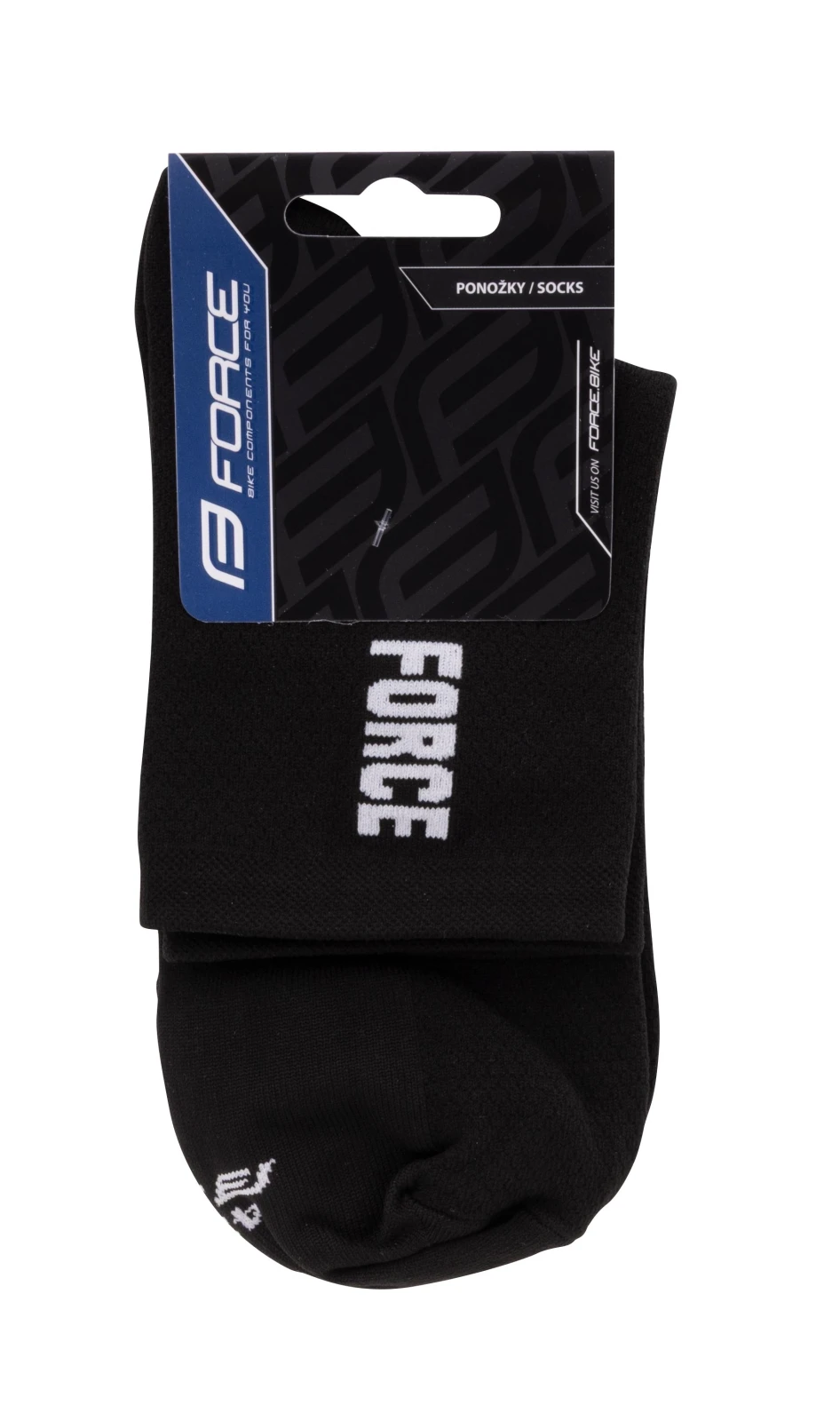 2. Sosete Force Colour scurte negre L-XL (42-46)