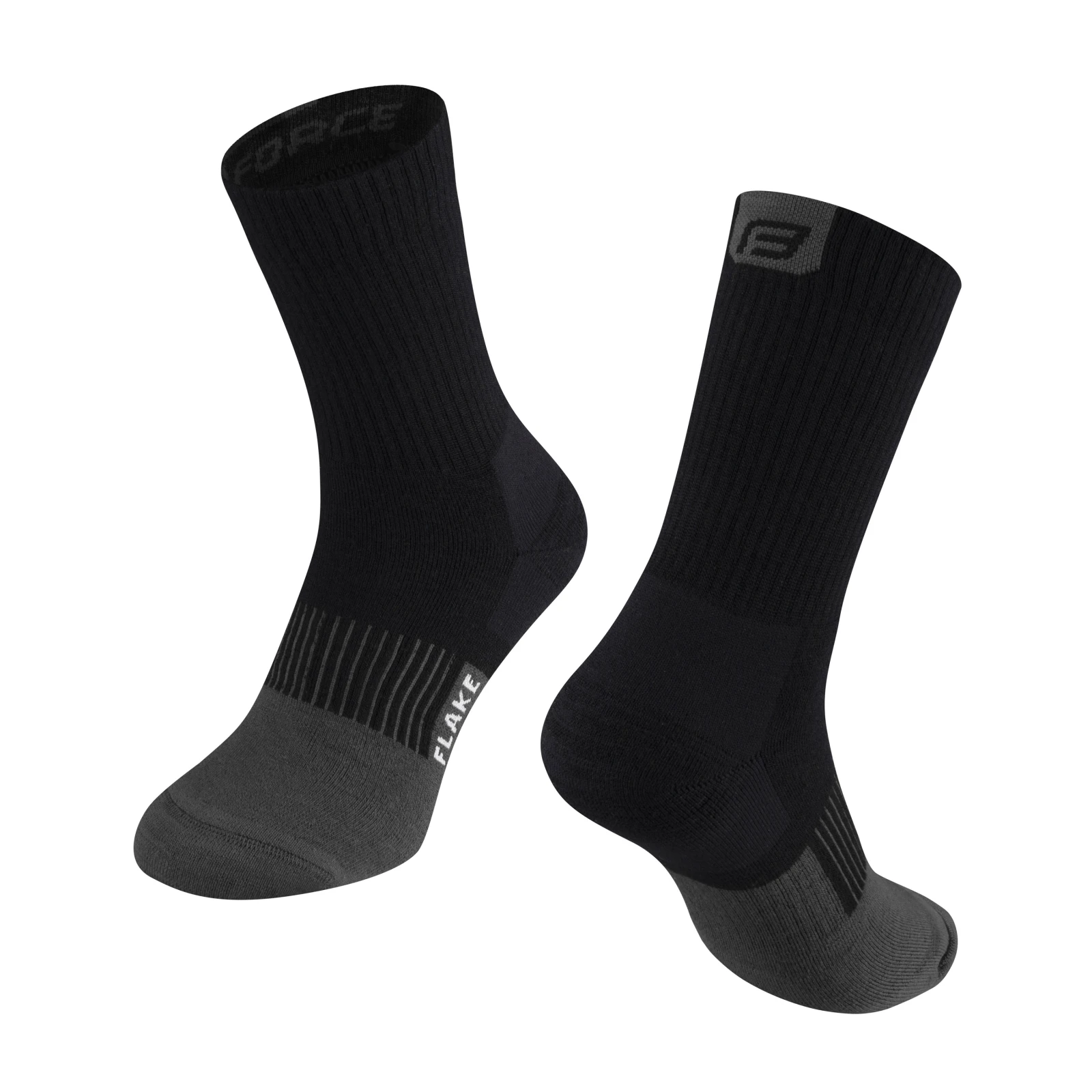 Sosete Force Flake black-grey S-M 36-41 36-41, Negru/Antracit - 109412