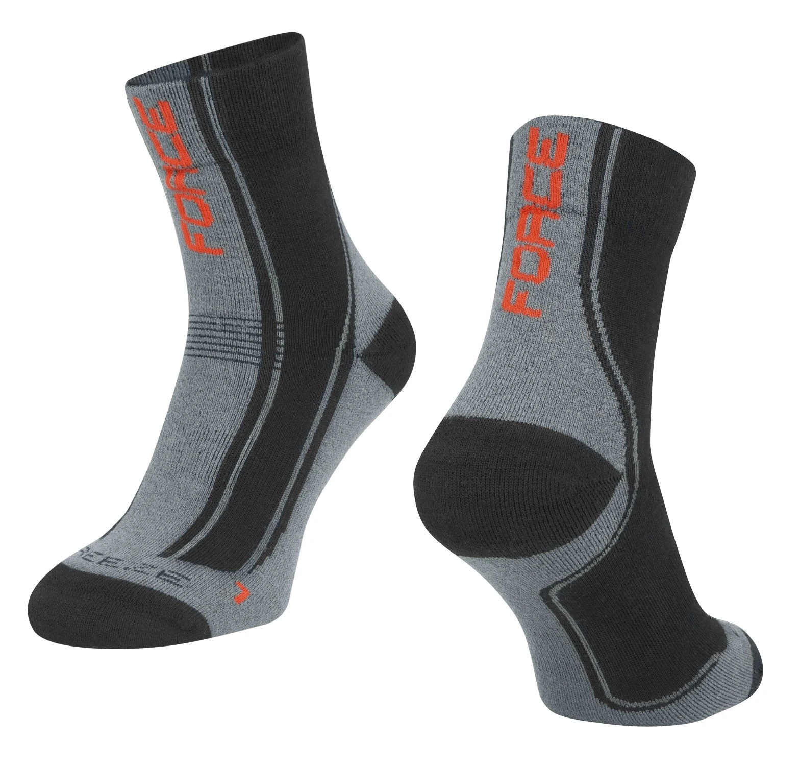 1. Sosete Force Freeze negru rosu XXL 48-49 Negru/Rosu, 48-49