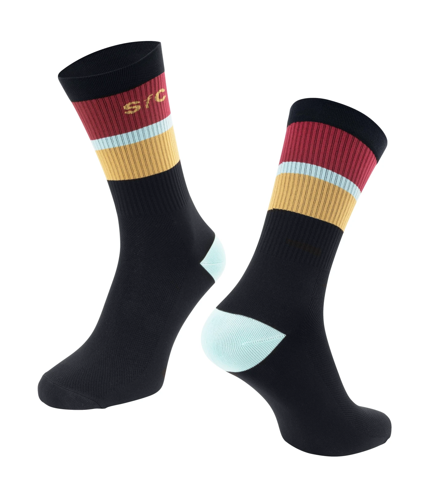 1. Sosete Force Stripe long negre L-XL (42-46) Negru, 42-46