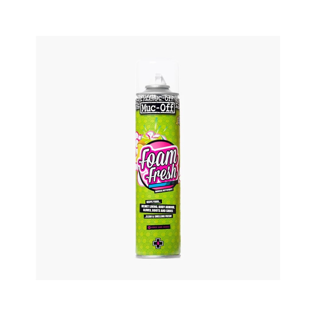 1. Spray igienizare casti echipament Muc-Off Foam Fresh 400ml