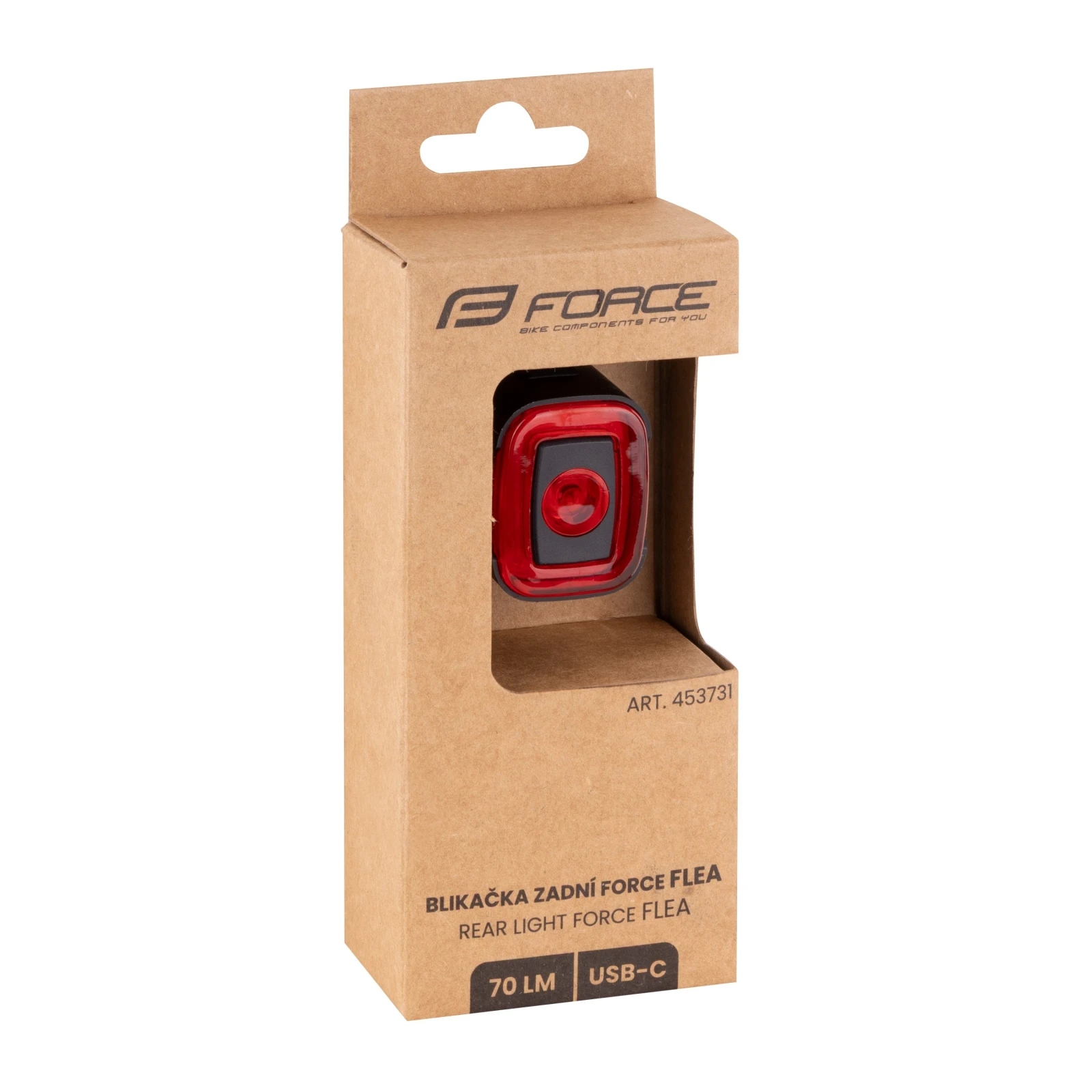 7. Stop spate Force Flea 70Lm, 1 Led, USB