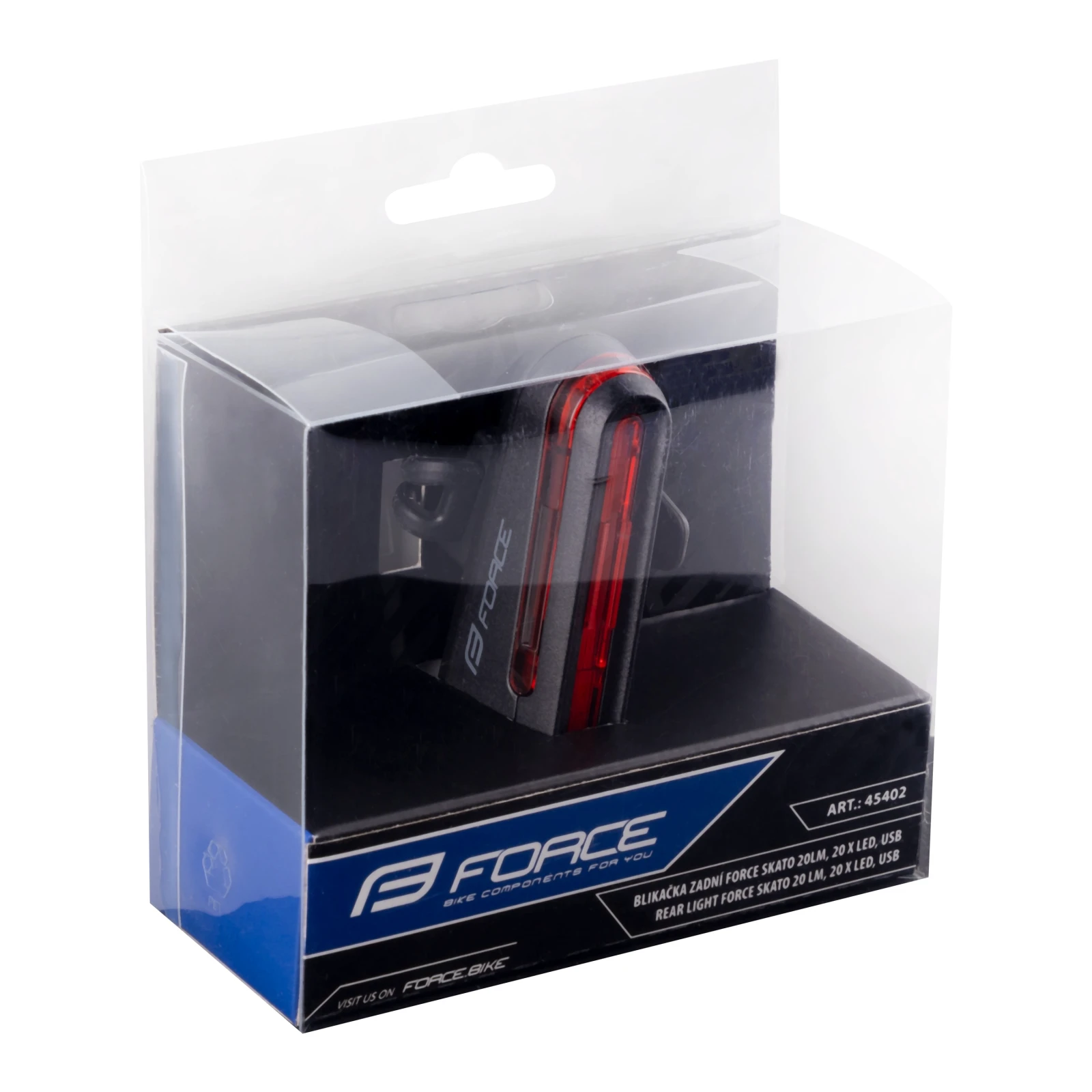 4. Stop spate Force Skato 20 Lumeni, 20xLed, USB