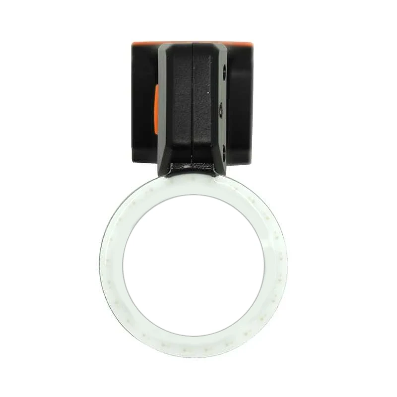 1. Lumina spate LED Bicycle Tail Lamp USB Cerc, rezistent la apa