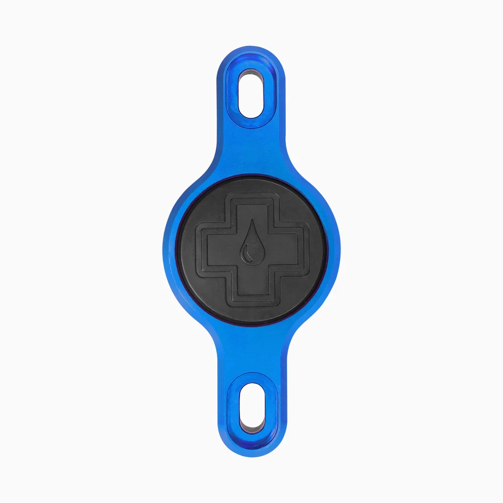 Suport Apple AirTag pentru cadru Muc-Off Secure Tag Holder V2 Albastru Albastru - 129844