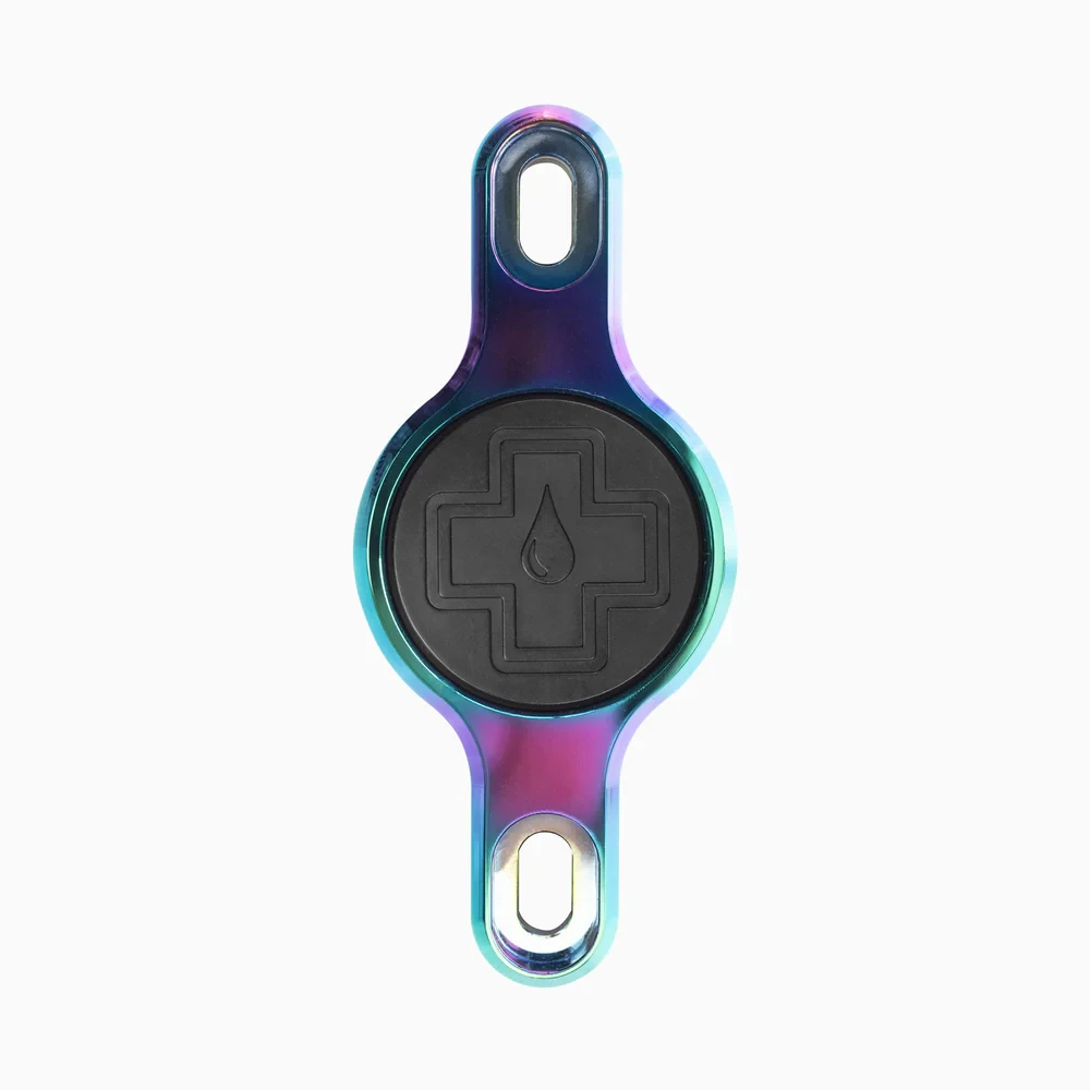 Suport Apple AirTag pentru cadru Muc-Off Secure Tag Holder V2 Iridescent Iridiscent - 129921