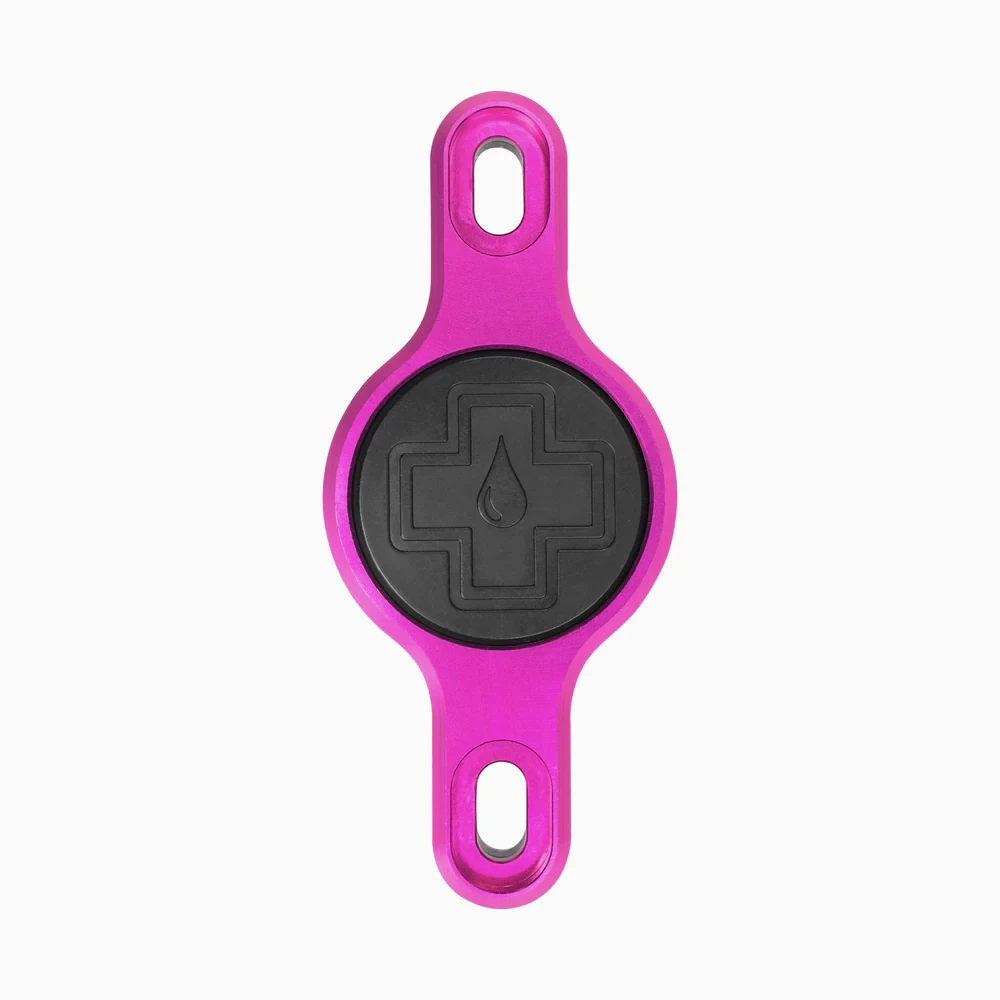 Suport Apple AirTag pentru cadru Muc-Off Secure Tag Holder V2 Magenta Magenta - 129846