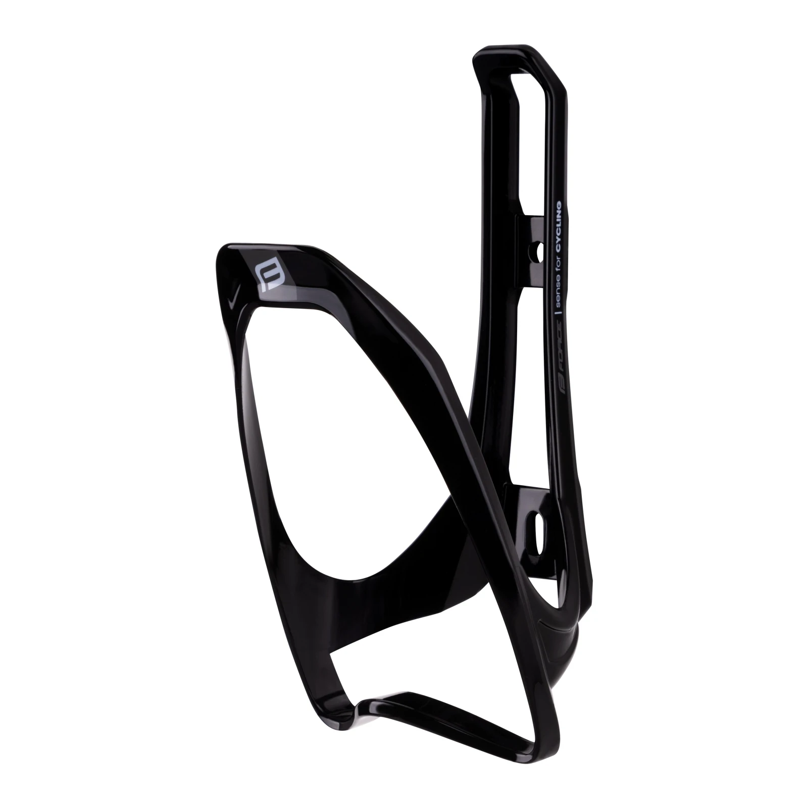 1. Suport bidon Force Limit plastic negru lucios