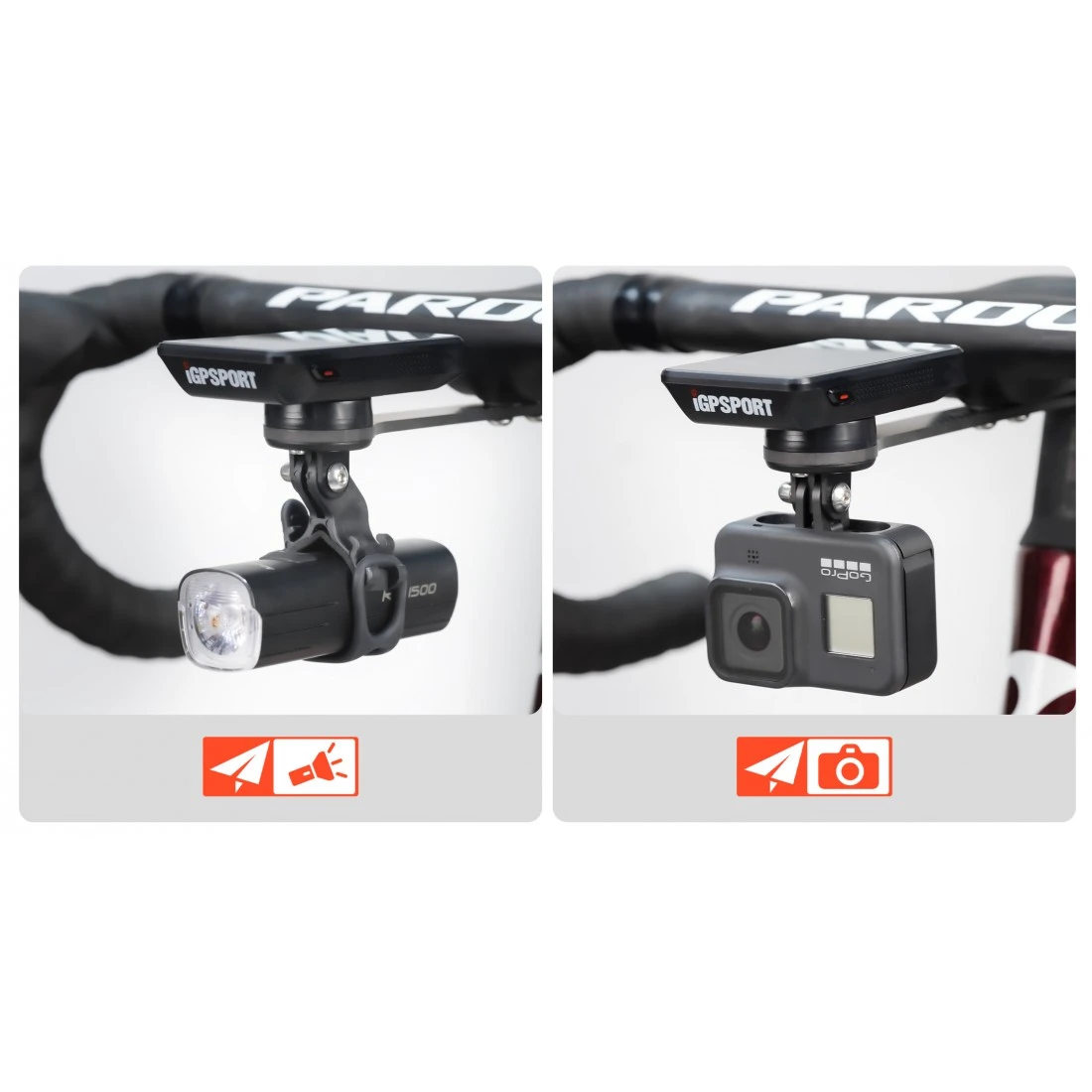 3. Suport prindere bicicleta iGPSPORT M82S pentru Aerobar Integrat