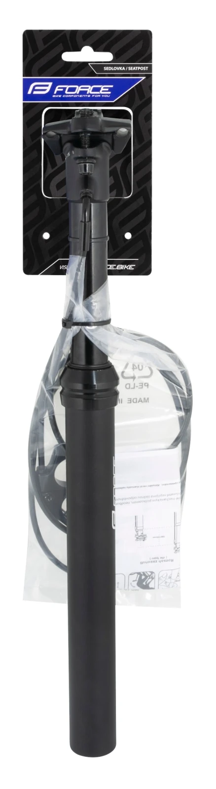 5. Tija sa dropper Force DROPPER 31,6 475mm, negru mat
