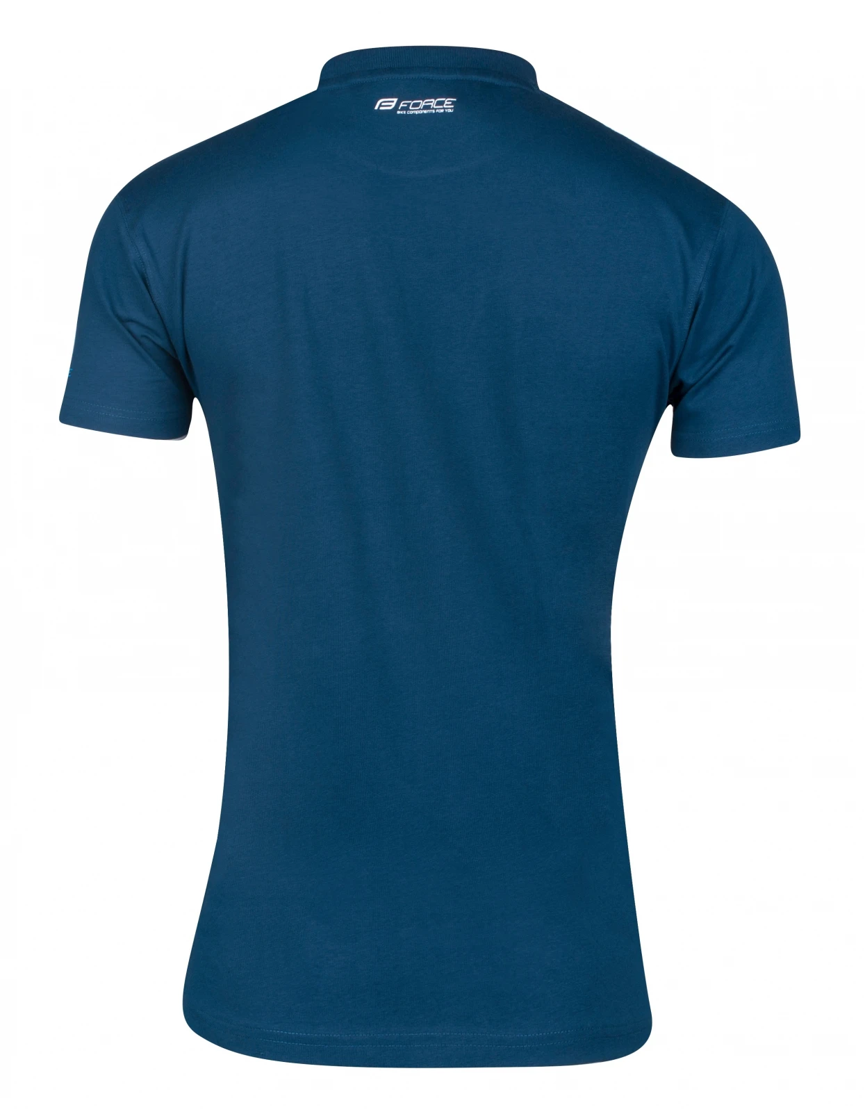 2. Tricou casual cu maneca scurta Force Flow Albastru XL XL, Albastru