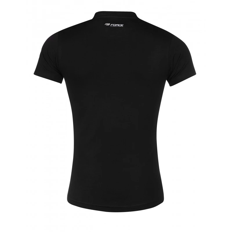 2. Tricou casual cu maneca scurta Force Flow Negru XL XL, Negru