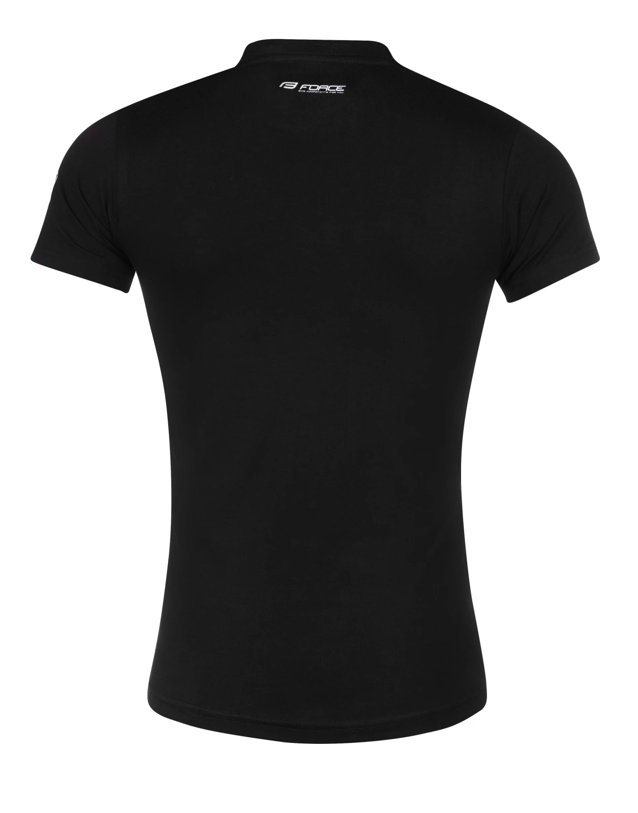 2. Tricou casual cu maneca scurta Force Flow Negru XXXL XXXL, Negru