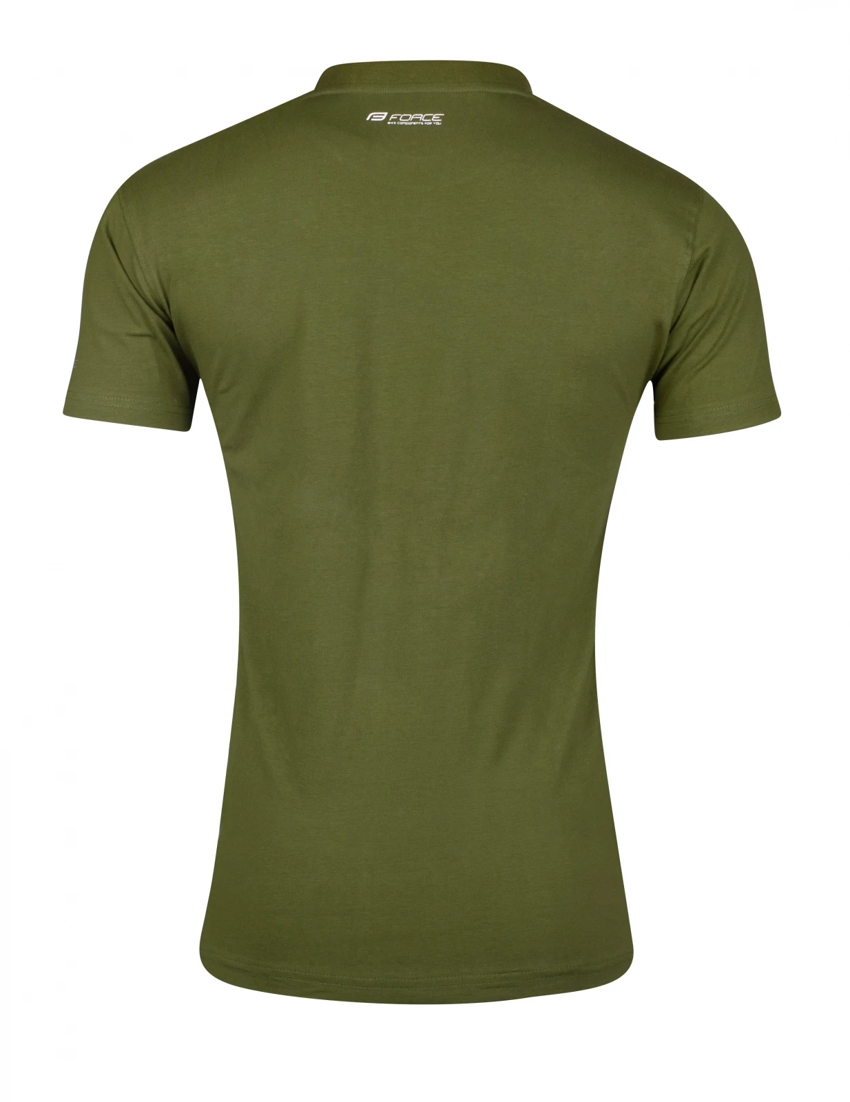 2. Tricou casual cu maneca scurta Force Flow Verde M M, Kaki