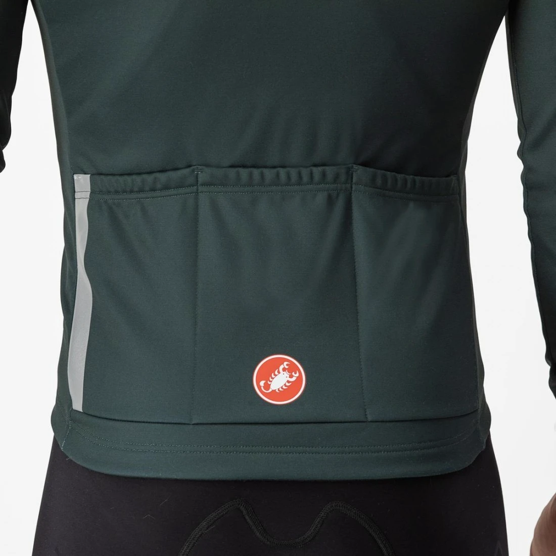 3. Tricou cu maneca lunga Castelli Entrata Thermal, Verde Inchis, XXL Verde inchis, XXL