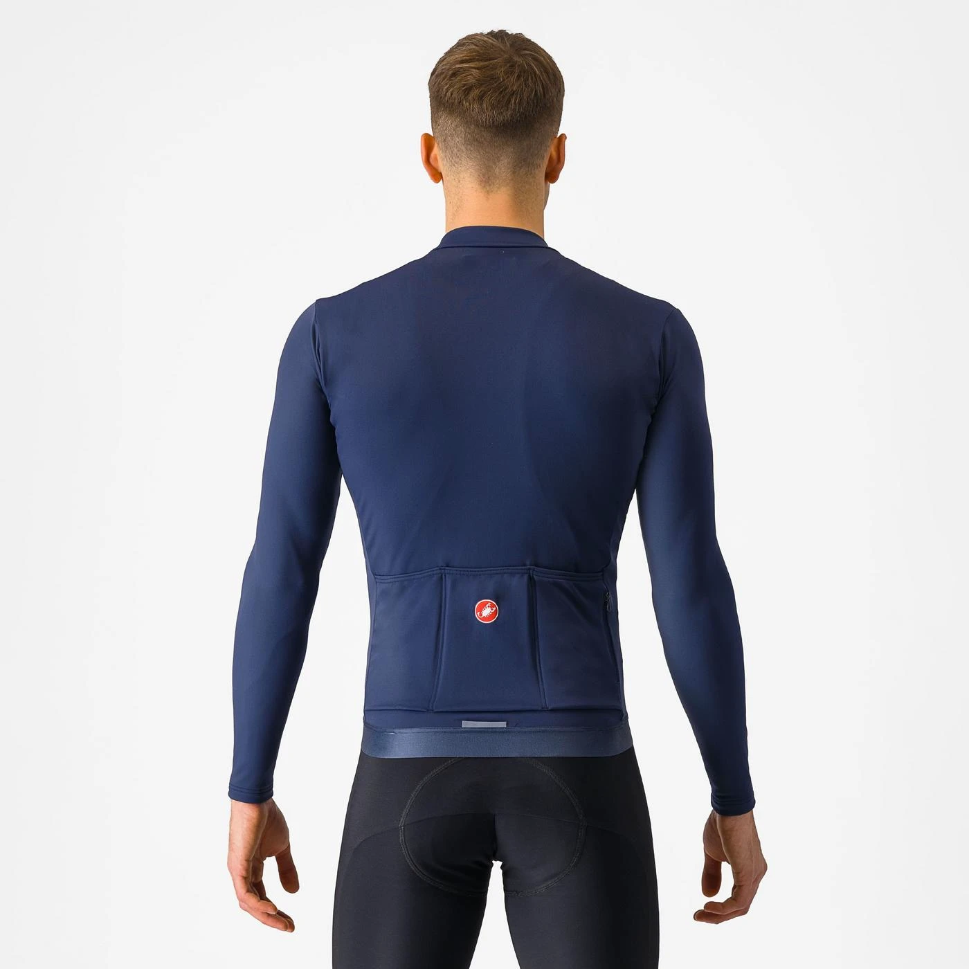 2. Tricou cu maneca lunga Castelli Espresso Thermal, pt barbati, albastru Belgian, XL Albastru Belgian, XL