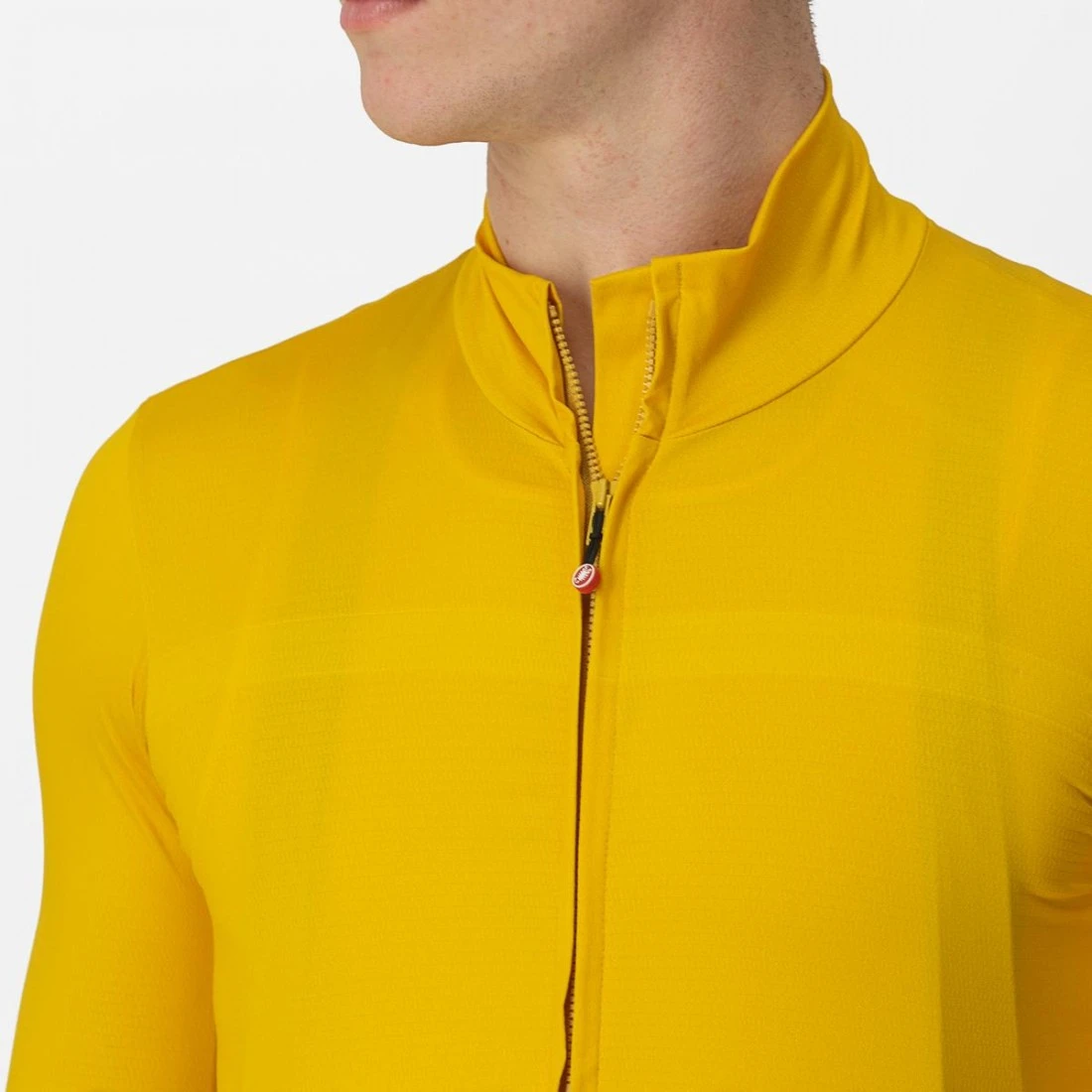 3. Tricou cu maneca lunga Castelli PRO Thermal Mid LS Galben L L, Galben