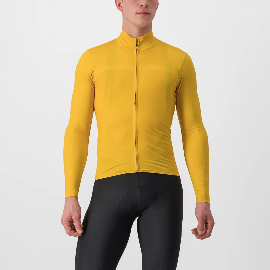 1. Tricou cu maneca lunga Castelli PRO Thermal Mid LS Galben XL XL, Galben