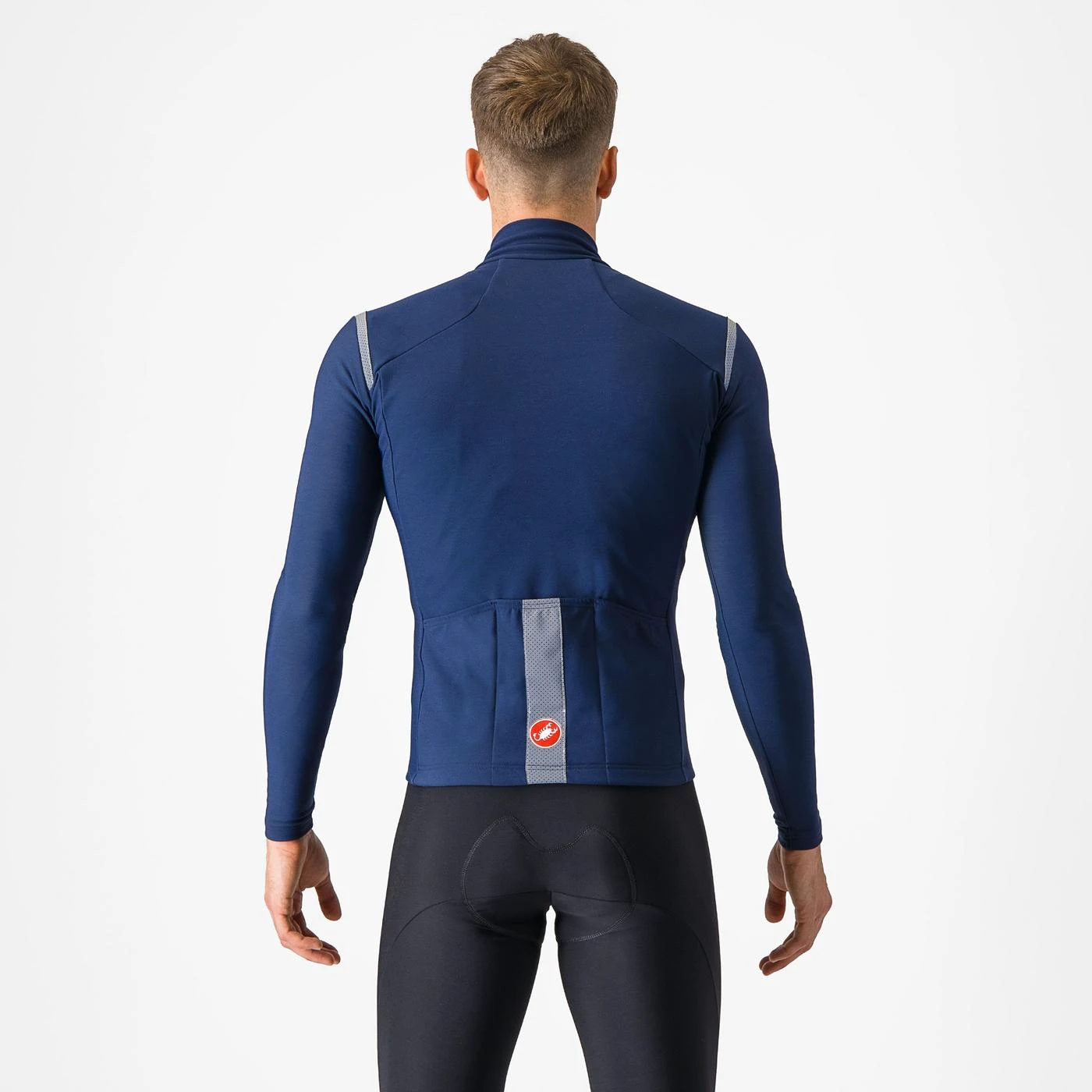 2. Tricou cu maneca lunga Castelli Tutto Nano RoS, pt barbati, albastru Belgian, M Albastru Belgian, M