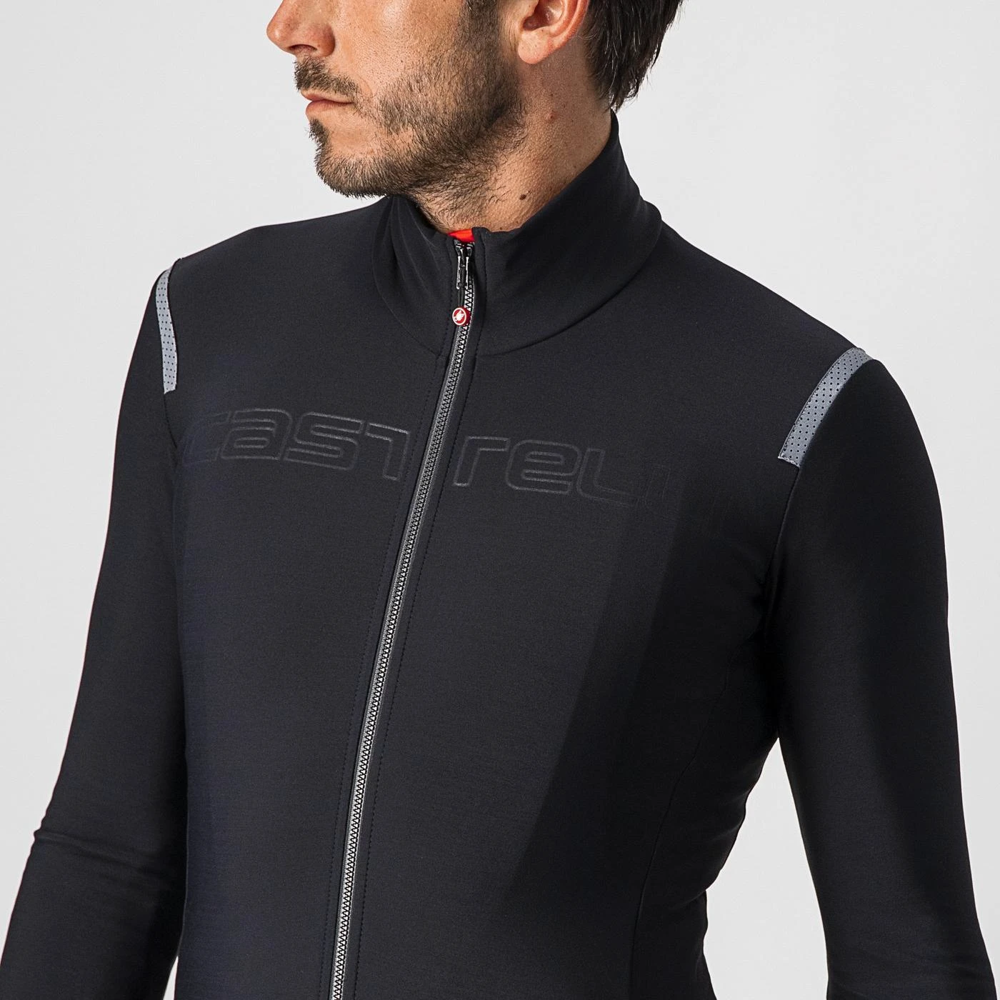 5. Tricou cu maneca lunga Castelli Tutto Nano RoS, pt barbati, negru, L Negru, L