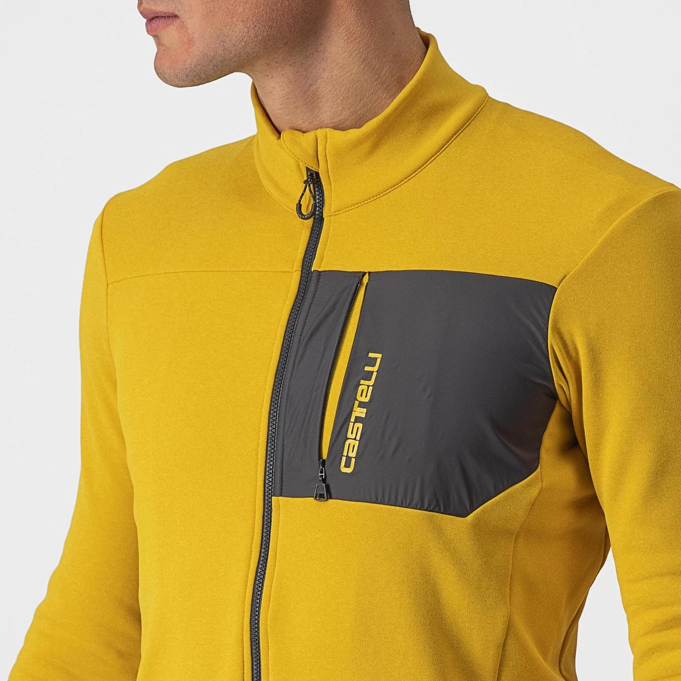 5. Tricou cu maneca lunga Castelli Unlimited Trail, Galben Antracit, M M, Galben/Antracit