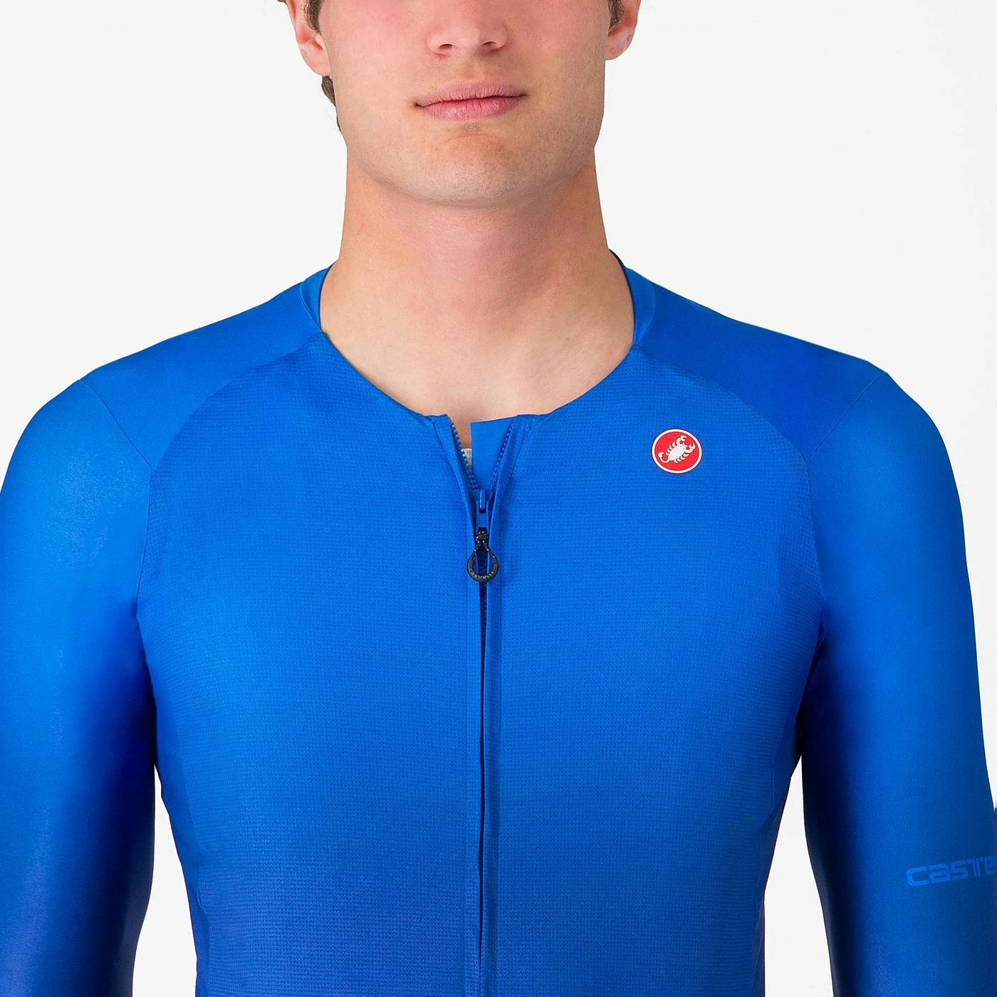 4. Tricou cu maneca lunga Castelli UPF LS, pentru barbati, albastru Italia, XS Albastru Italia, XS