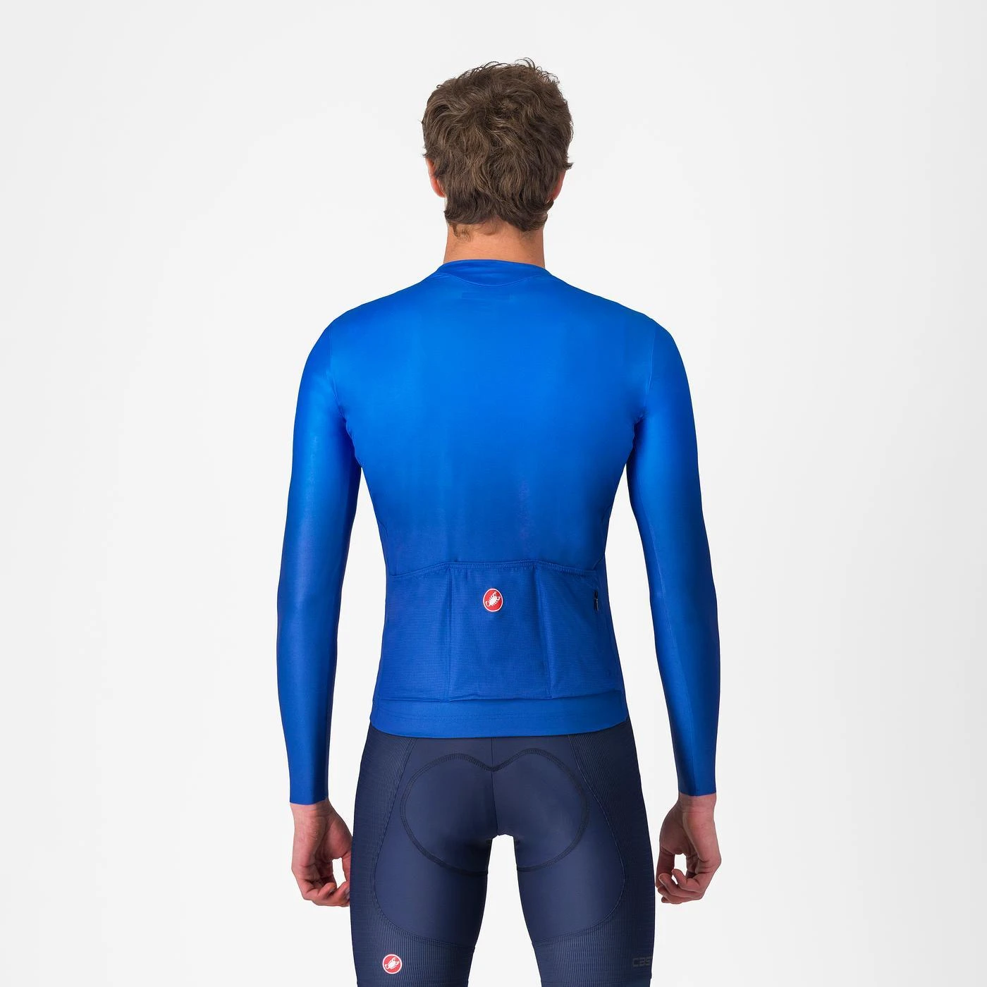 2. Tricou cu maneca lunga Castelli UPF LS, pentru barbati, albastru Italia, XS Albastru Italia, XS