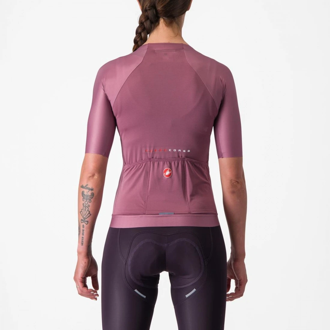 2. Tricou cu maneca scurta Castelli Aero PRO 7.0 W, de dama, Mov, XS XS, Siclam