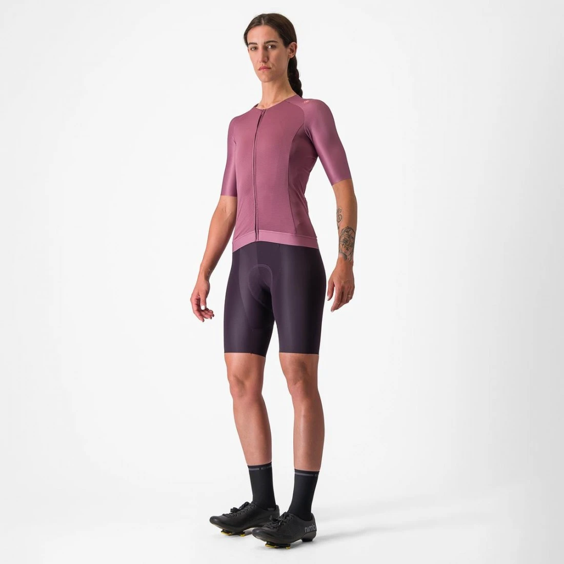 8. Tricou cu maneca scurta Castelli Aero PRO 7.0 W, de dama, Mov, XS XS, Siclam