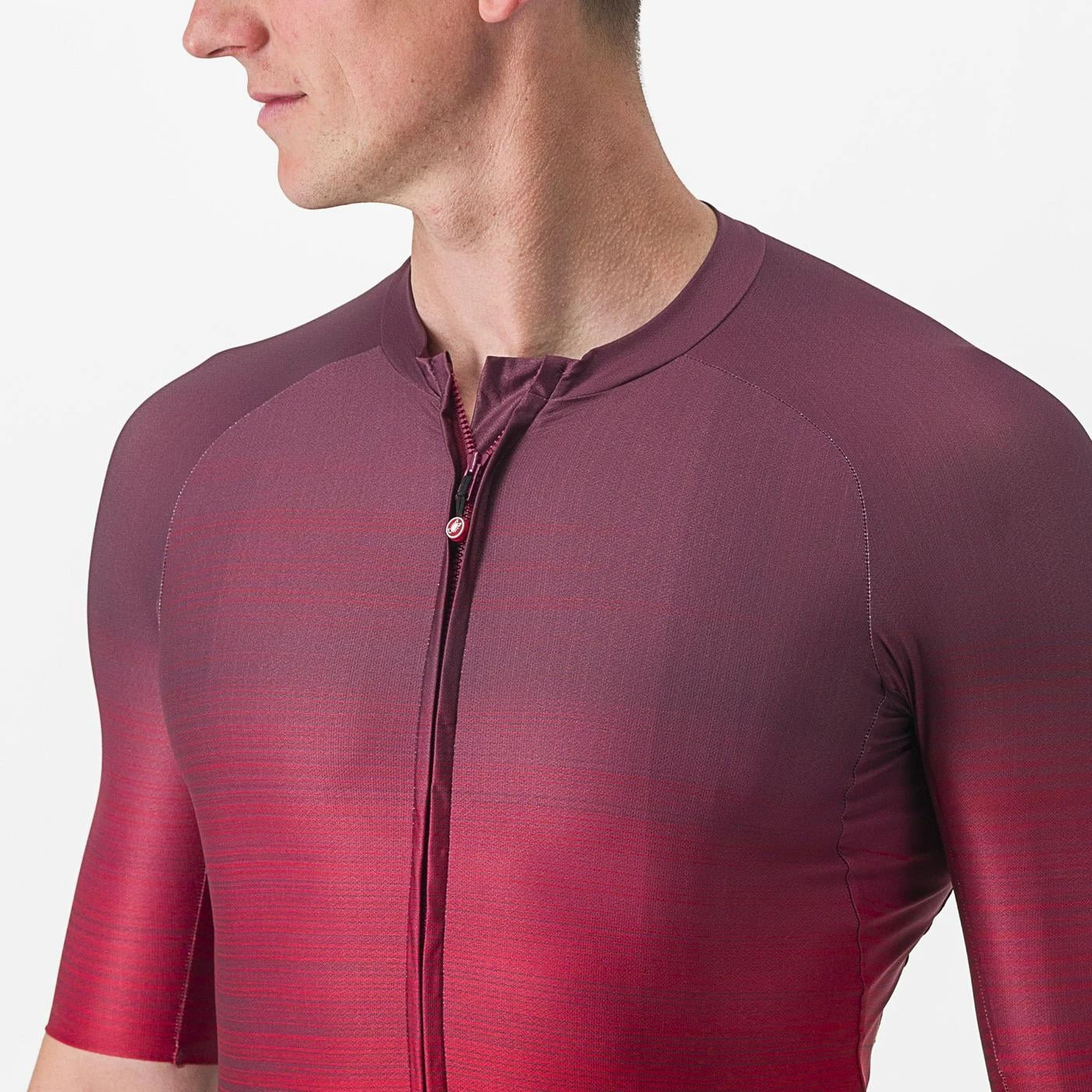 5. Tricou cu maneca scurta Castelli Aero Race 6.0, Visiniu, S S, Visiniu