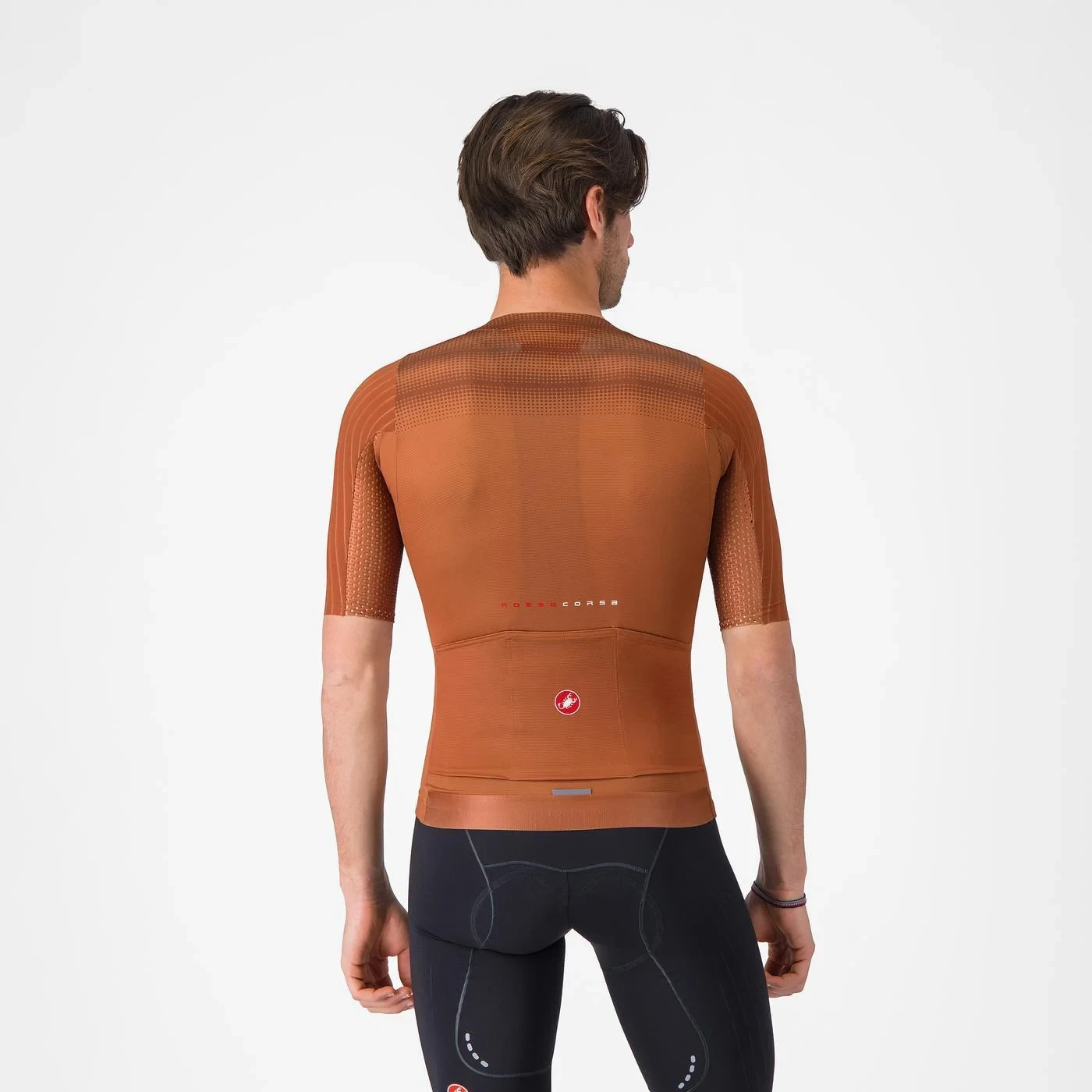 18. Tricou cu maneca scurta Castelli Aero Race 8S, pentru barbati, alb, S Alb, S