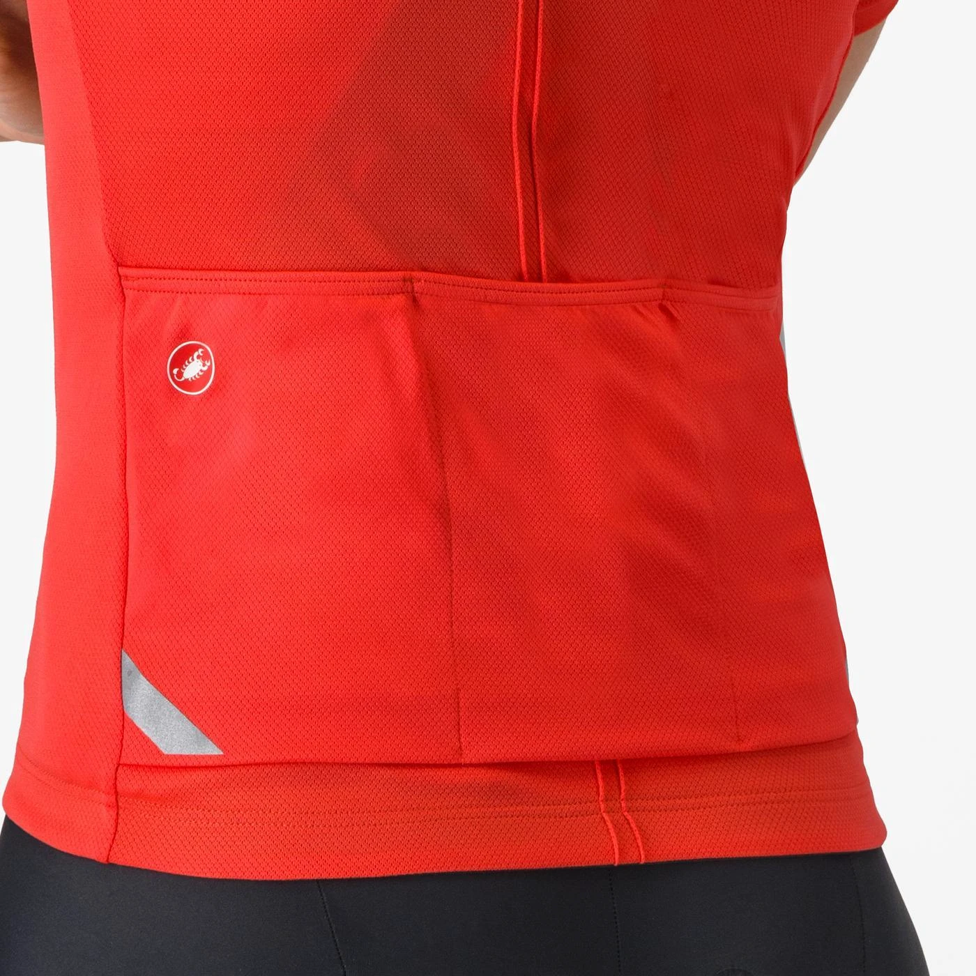 6. Tricou cu maneca scurta Castelli Anima 4, pentru femei, rosu hibiscus, S Rosu Hibiscus, S