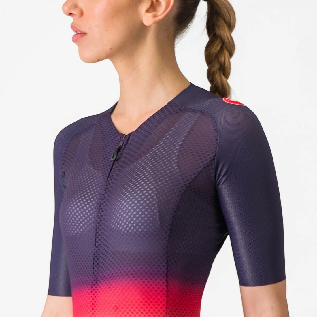 6. Tricou cu maneca scurta Castelli Climber s 4.0 W, de dama, Bleumarin Magenta Portocaliu, M M, Bleumarin/Magenta/Portocaliu