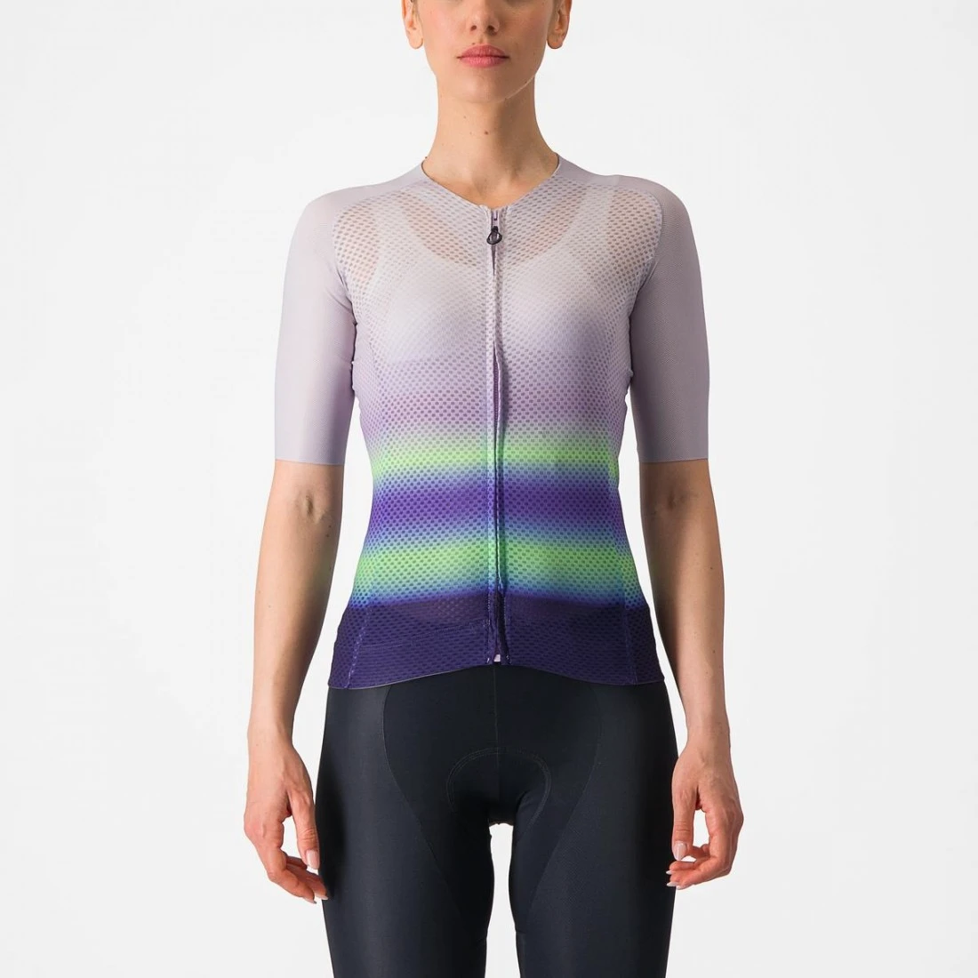 Tricou cu maneca scurta Castelli Climber s 4.0 W, de dama, Violet Vernil Mov, M M, Violet/Vernil/Mov - 109778
