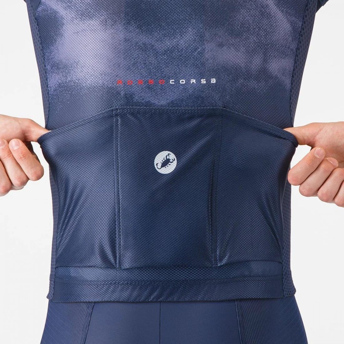 4. Tricou cu maneca scurta Castelli Climbers A C, pentru barbati, albastru belgian L L, Bleumarin
