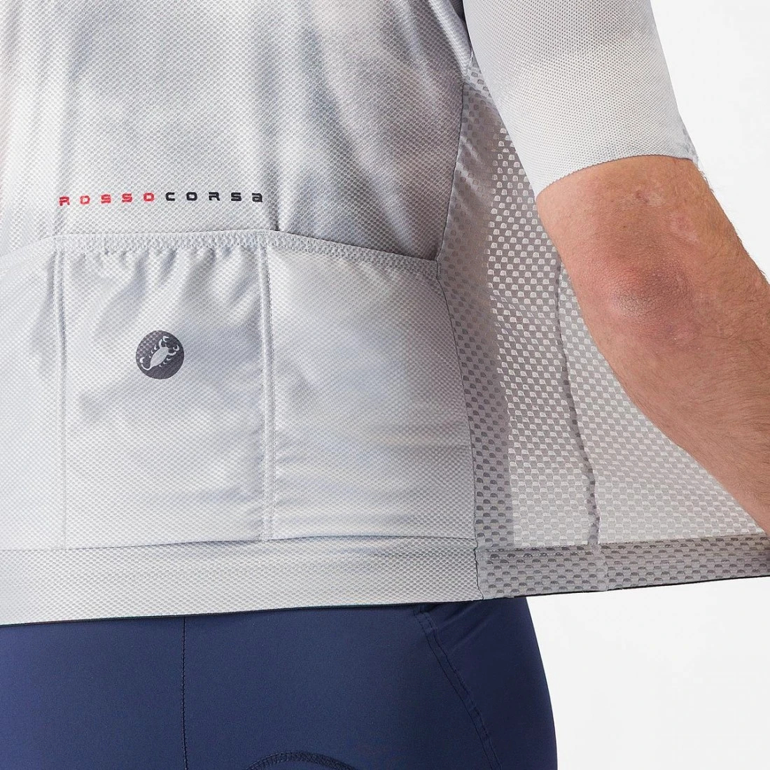 4. Tricou cu maneca scurta Castelli Climbers A C, pentru barbati, gri inchis gri L L, Gri