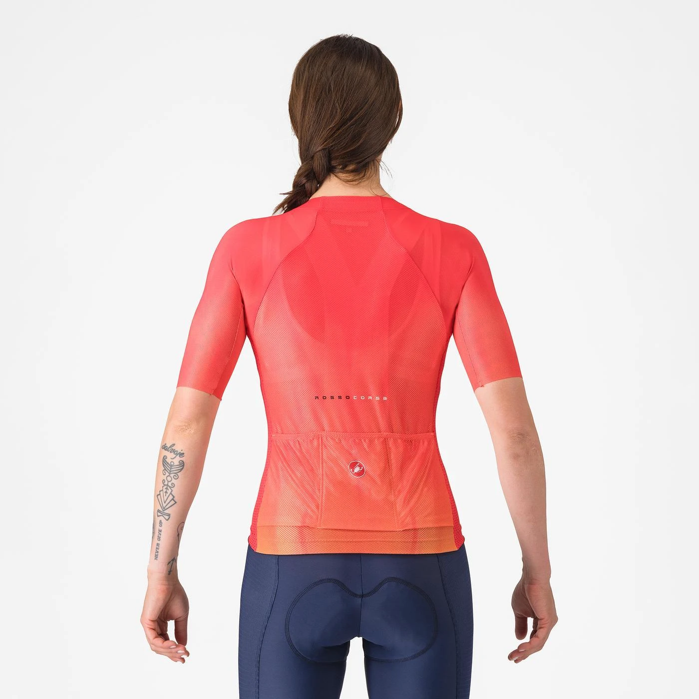 2. Tricou cu maneca scurta Castelli Climbers A C W, pentru femei, rosu hibiscus, XL Rosu Hibiscus, XL