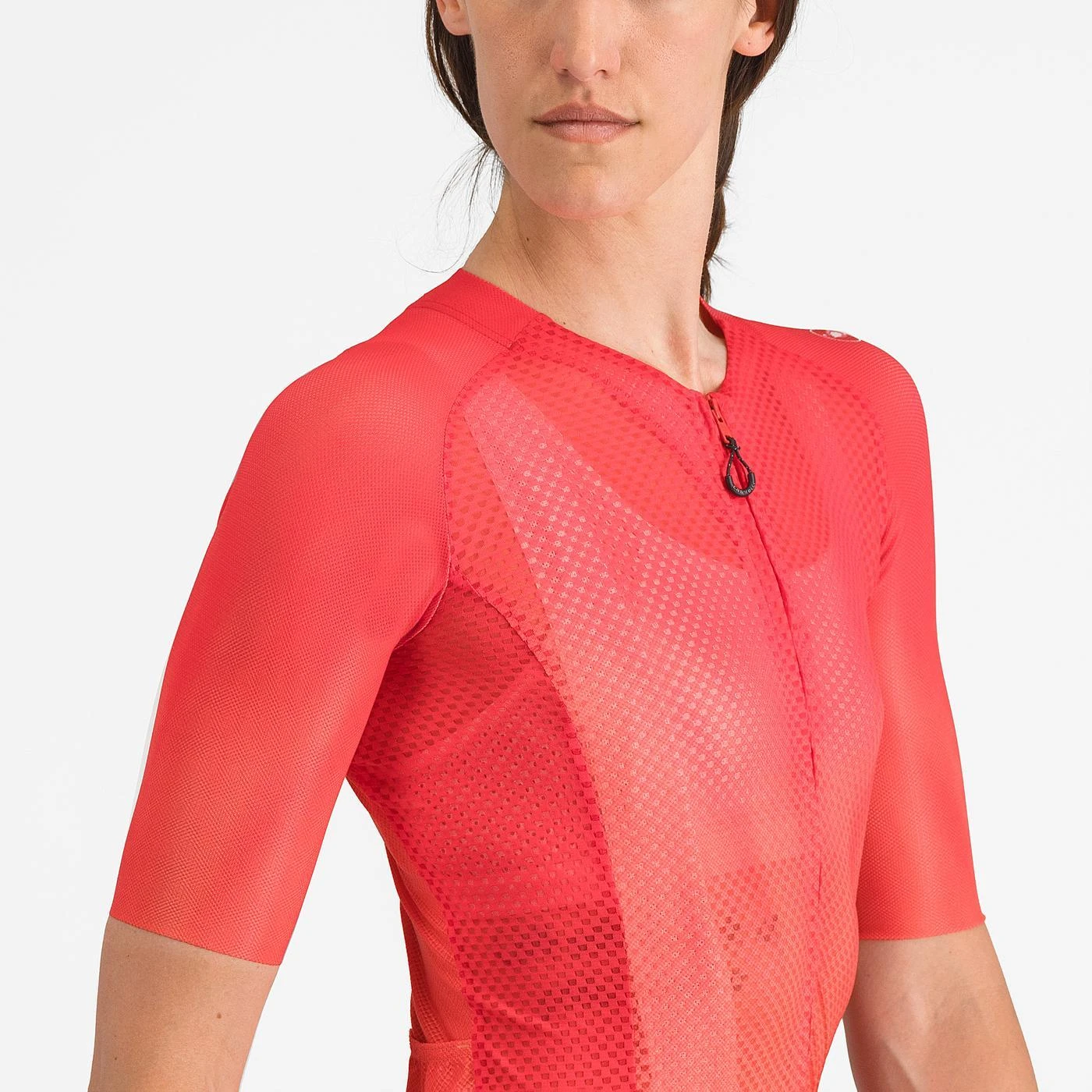 4. Tricou cu maneca scurta Castelli Climbers A C W, pentru femei, rosu hibiscus, XL Rosu Hibiscus, XL