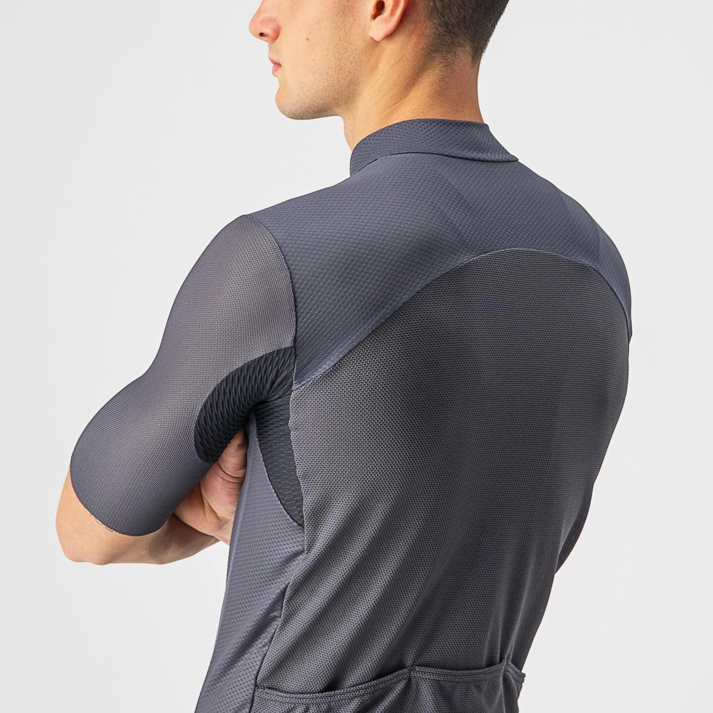 7. Tricou cu maneca scurta Castelli Endurance Elite, Antracit, XXXL XXXL, Antracit