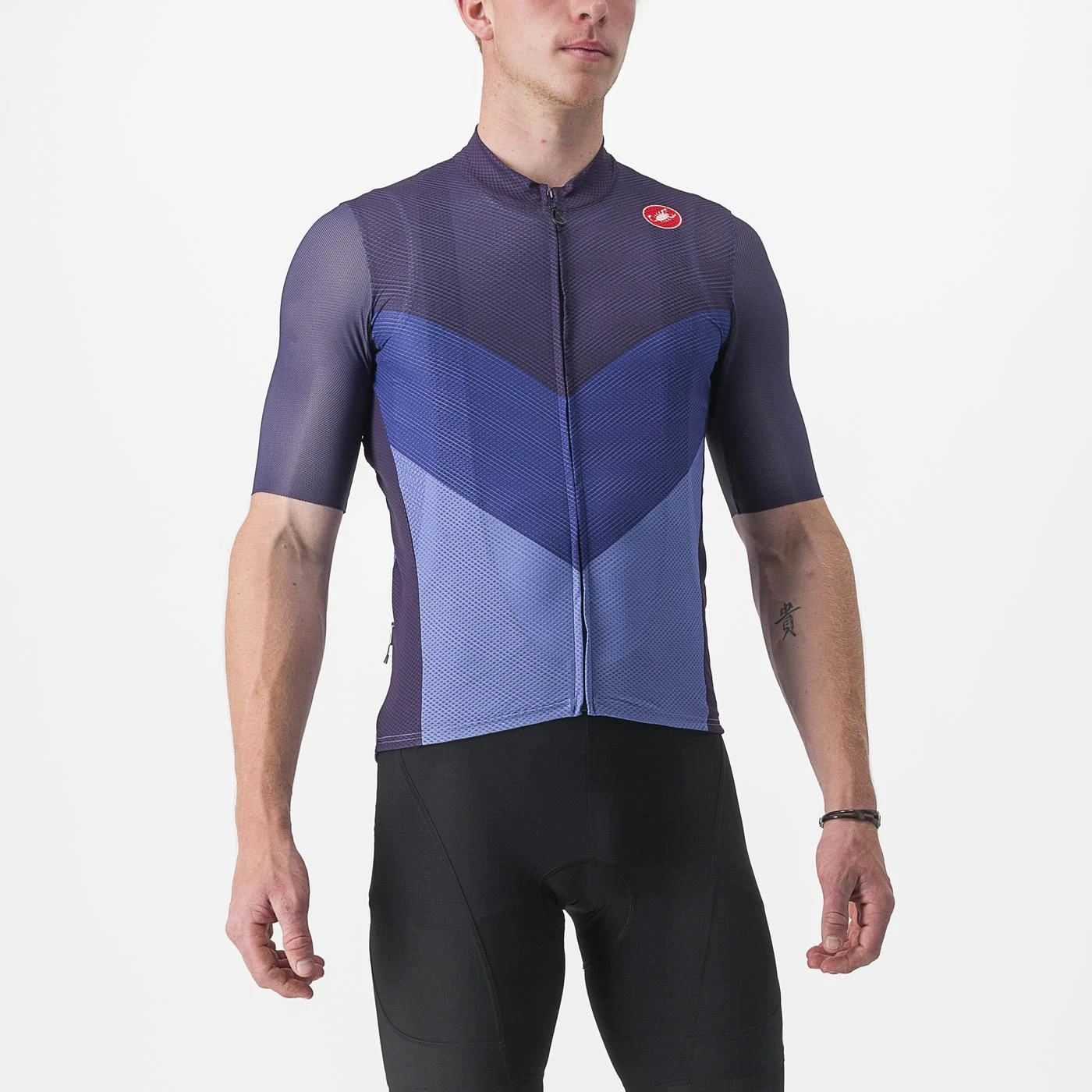 Tricou cu maneca scurta Castelli Endurance PRO 2, Mov Indigo Violet, L L, Mov/Indigo/Violet - 107624