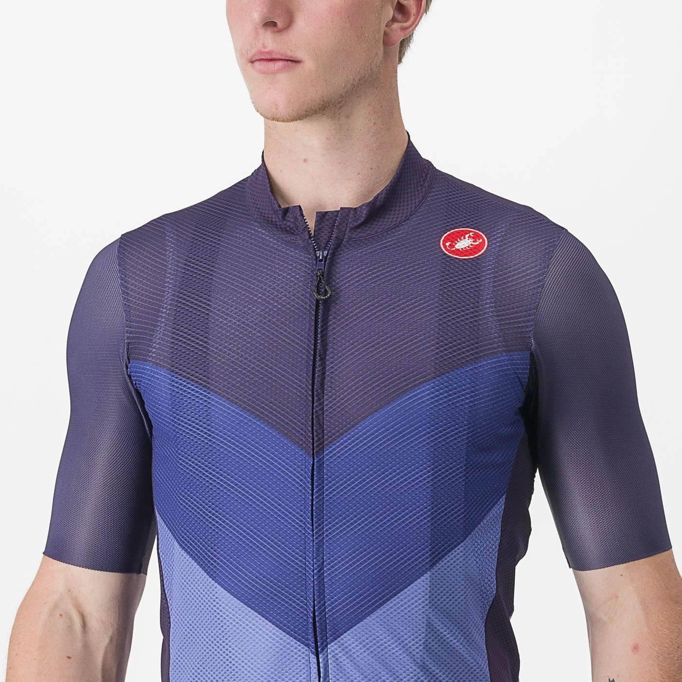 5. Tricou cu maneca scurta Castelli Endurance PRO 2, Mov Indigo Violet, L L, Mov/Indigo/Violet