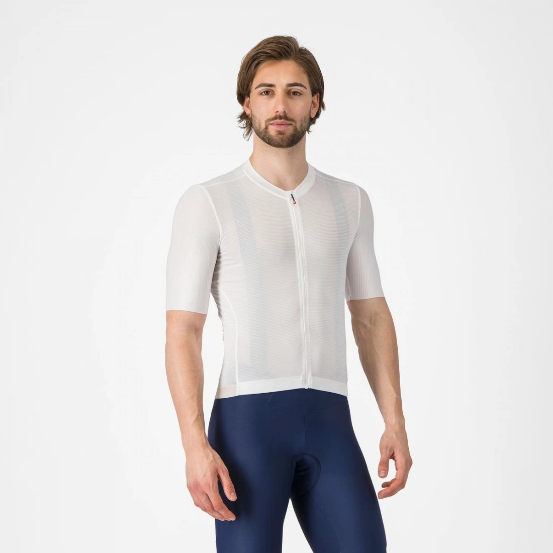 Tricou cu maneca scurta Castelli Espresso 2, pentru barbati, alb M M, Alb - 185276
