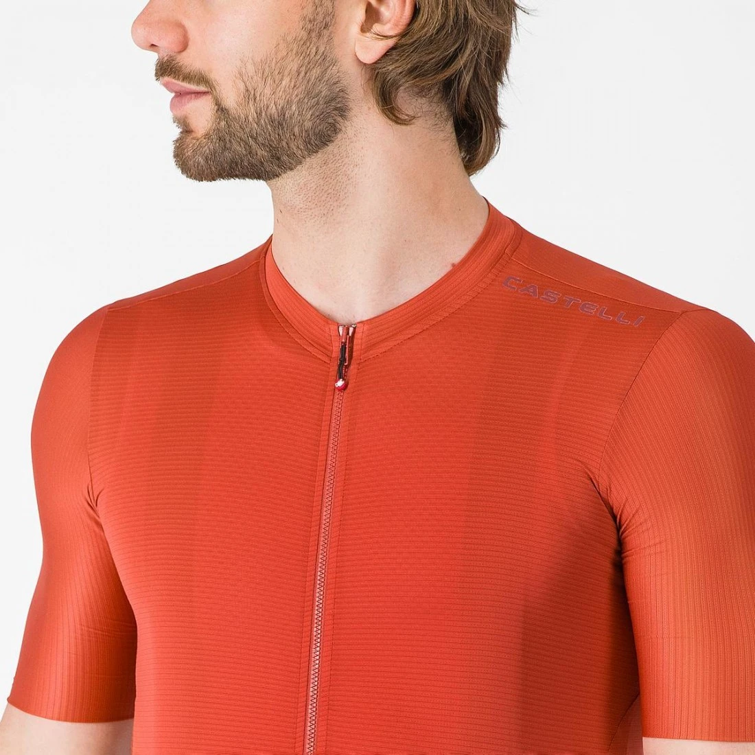 3. Tricou cu maneca scurta Castelli Espresso 2, pentru barbati, paprika XXL XXL, Paprika
