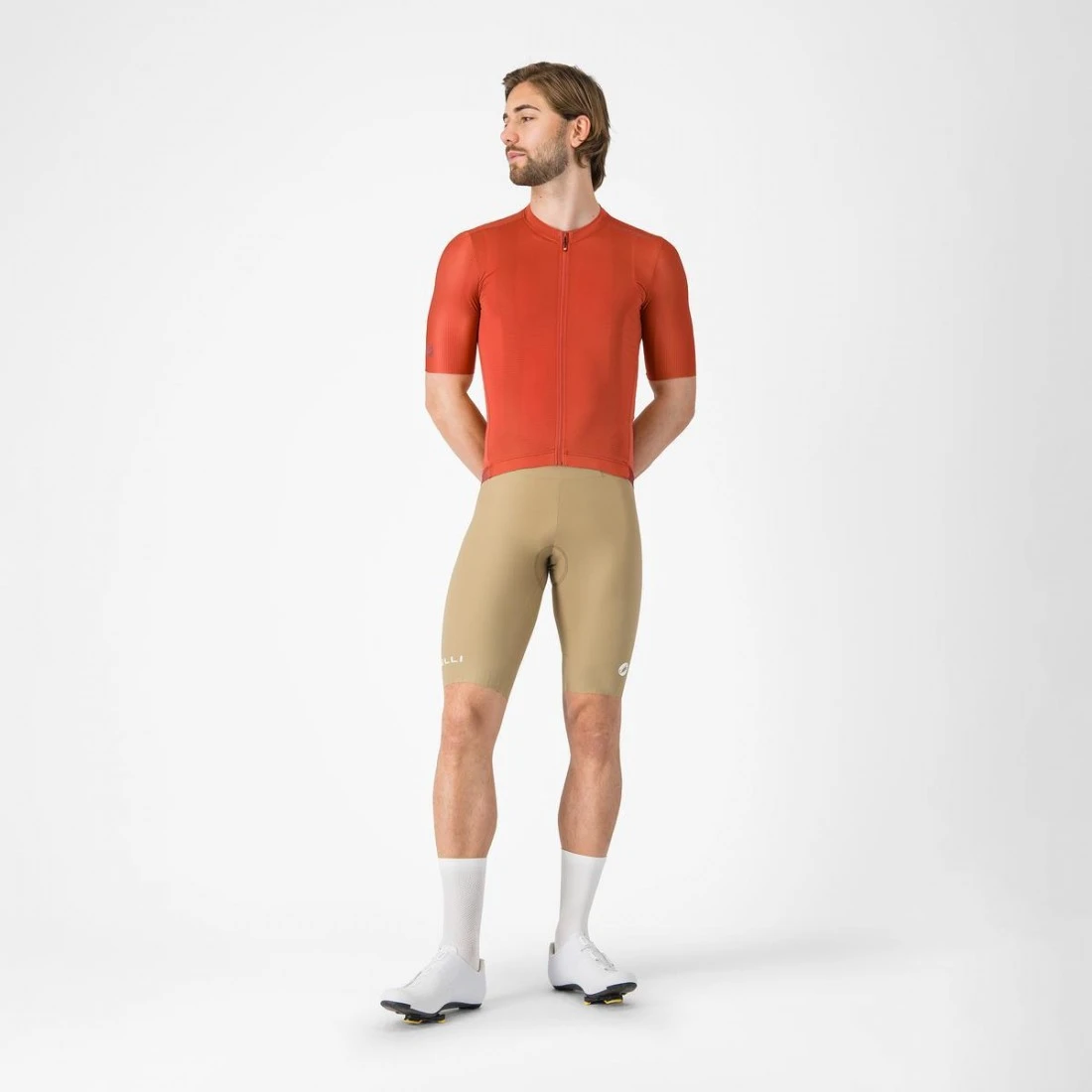 7. Tricou cu maneca scurta Castelli Espresso 2, pentru barbati, paprika XXL XXL, Paprika
